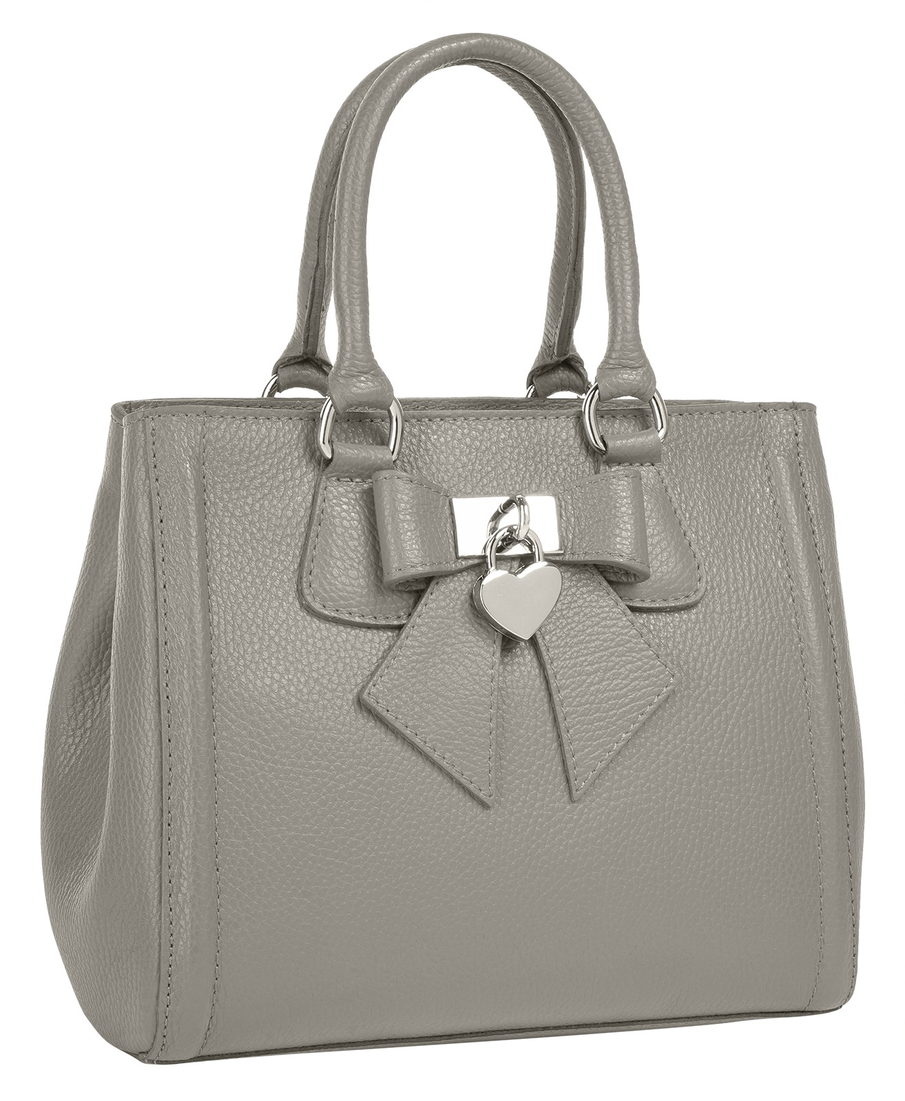 Cluty Henkeltasche, echt Leder, Made in Italy