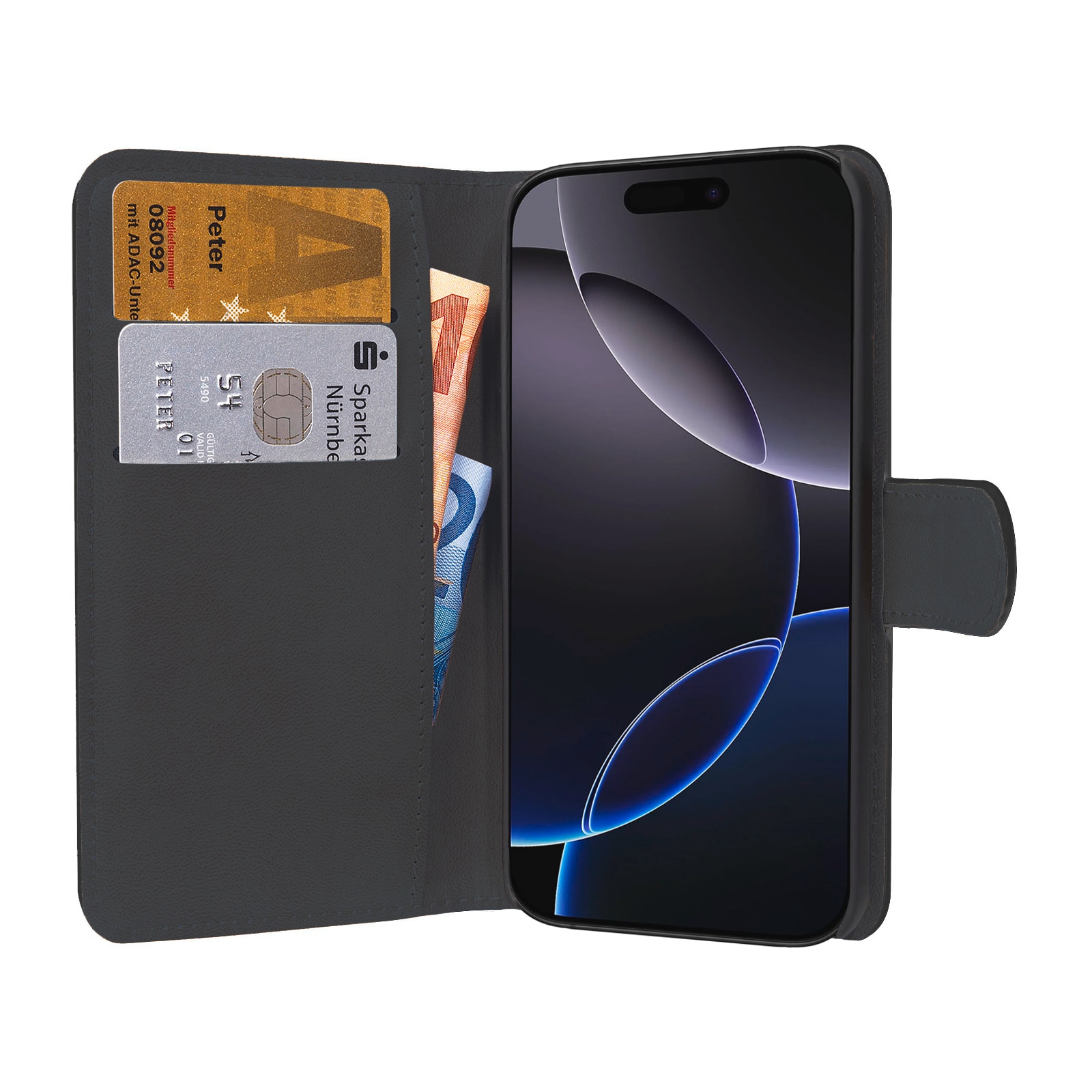 PEDEA Handyhülle »Book Cover Classic für Apple iPhone 16 Pro Max«, Backcover, Schutzhülle, Handyschutzhülle, Case, Schutzcase, stossfest
