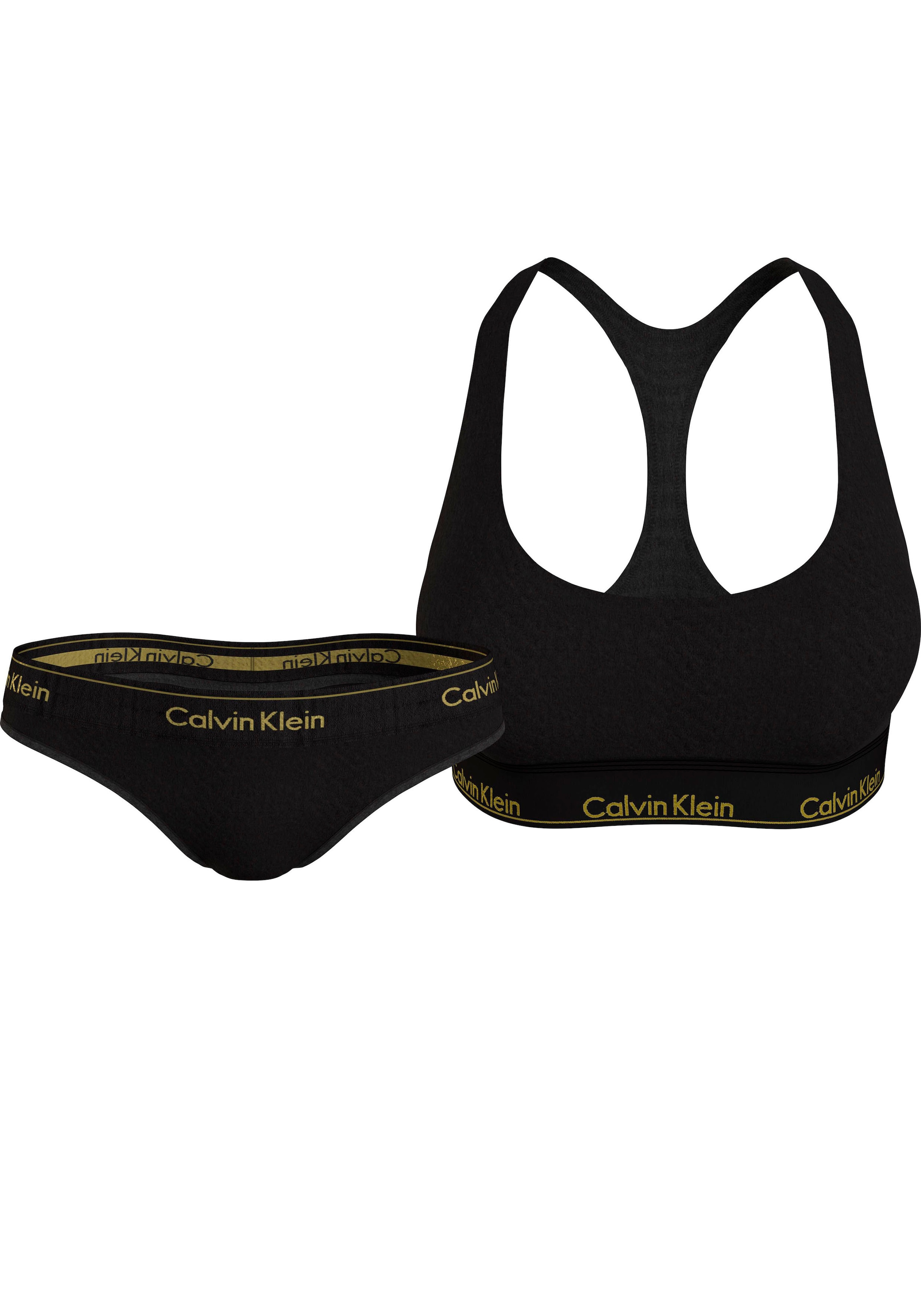 Calvin Klein Underwear Bralette-BH »UNDERWEAR GIFT SET«, (Set, 2 tlg.), mit CK-Logoschriftzug
