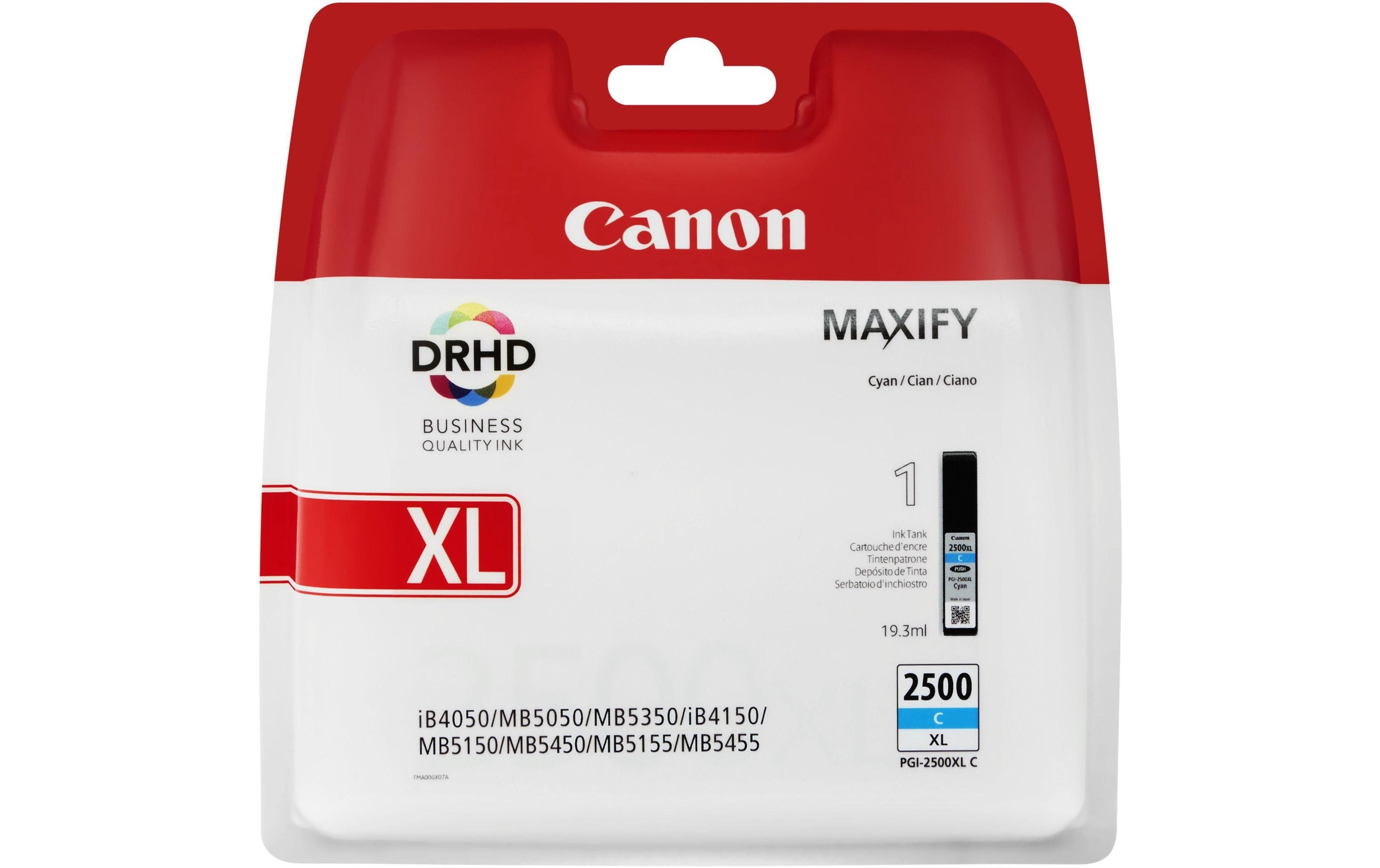 Canon Tintenpatrone »PGI-2500XL C cyan 19.3ml«