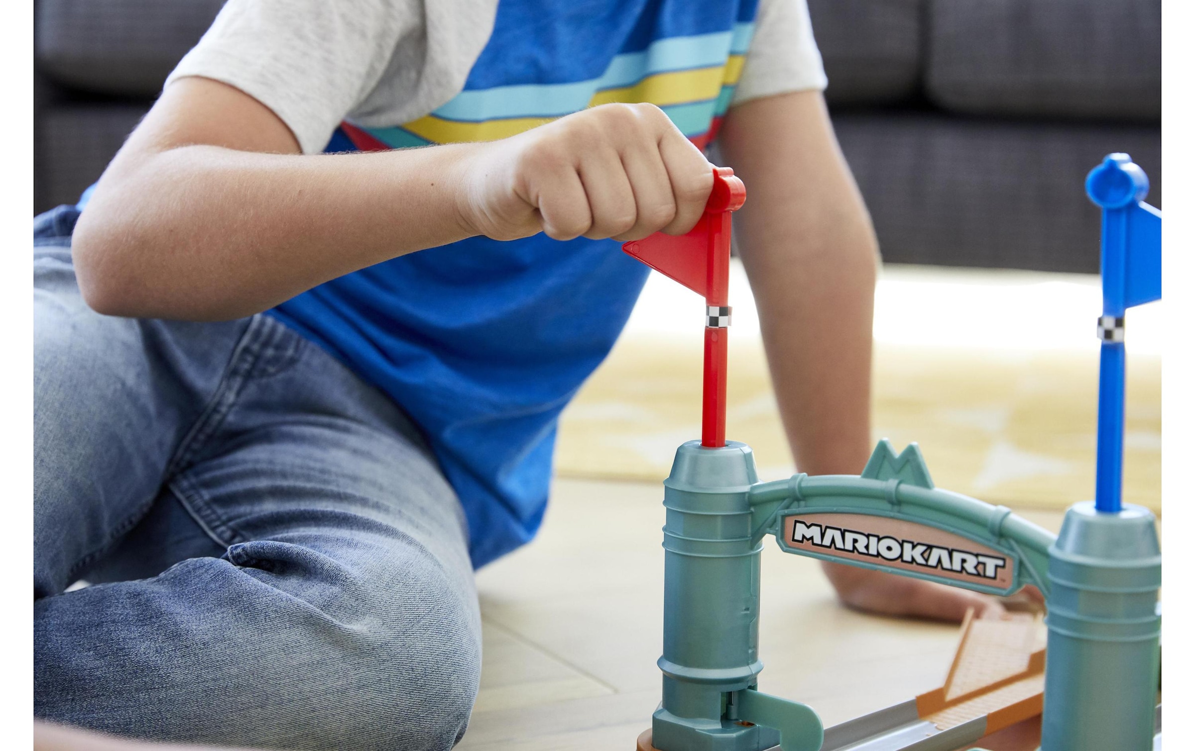 Hot Wheels Autorennbahn »Mariokart Trackset Rundkurs«