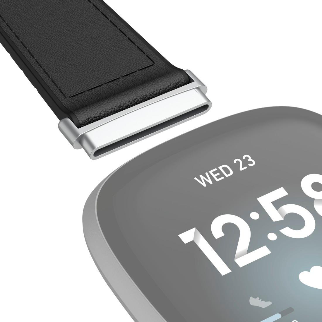 ✵ Hama Smartwatch-Armband Versa kaufen »Ersatzarmband und 22mm, Silikon, | für Leder Sense, 3, 21cm« Jelmoli-Versand günstig Fitbit