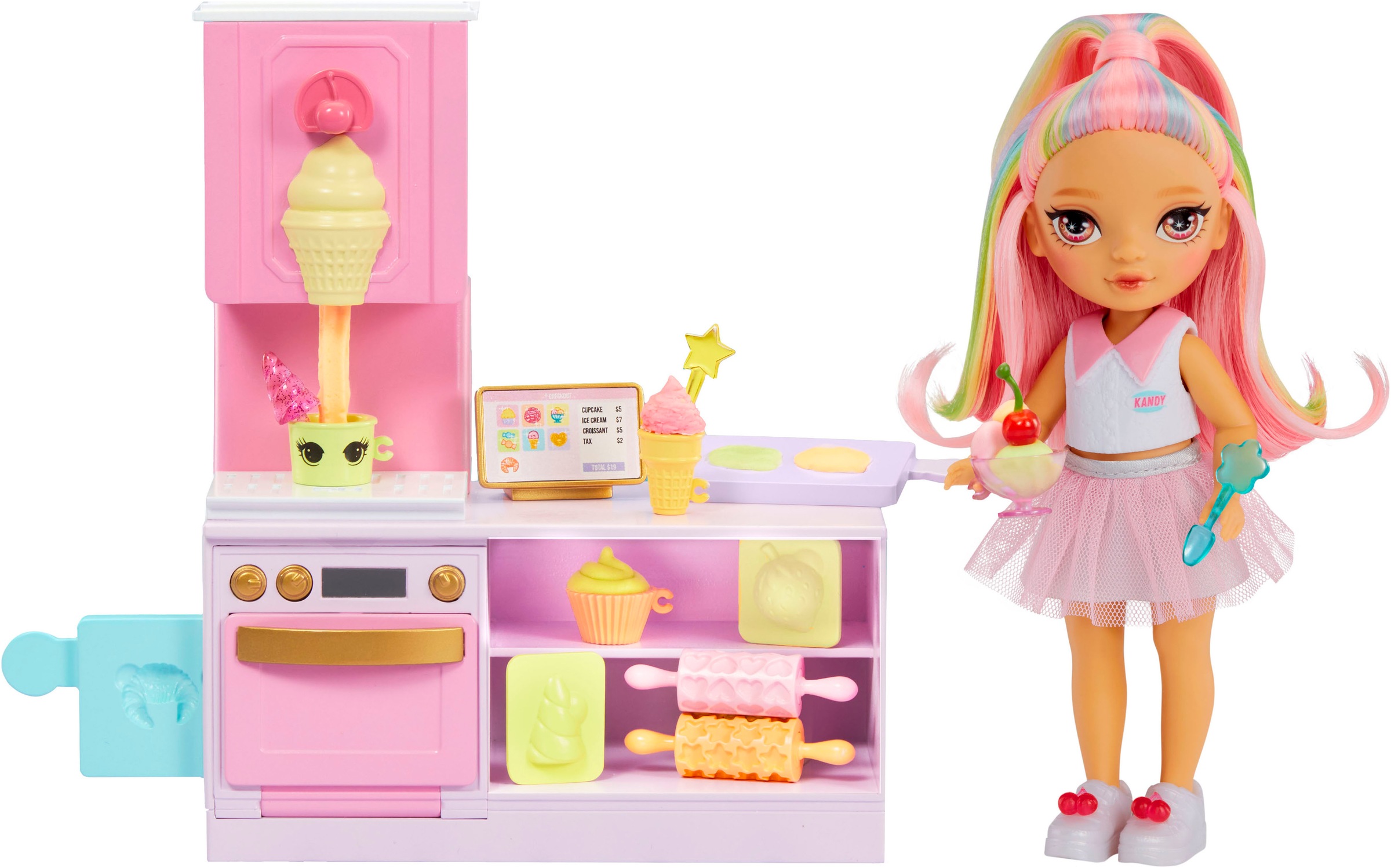 RAINBOW HIGH Minipuppe "Rainbow High Little Dessert Shop with Kandy Playset"
