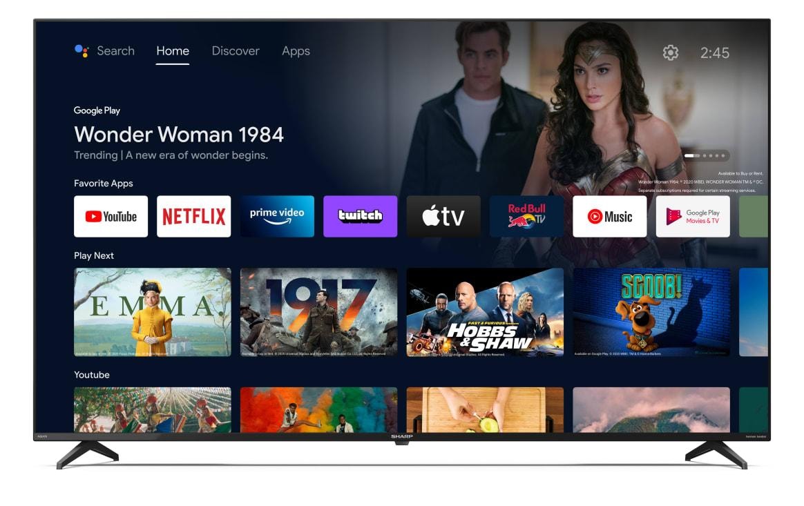 Sharp LED-Fernseher »65FN2EA 65 3840 x 2160«, 164,45 cm/65 Zoll, 4K Ultra HD