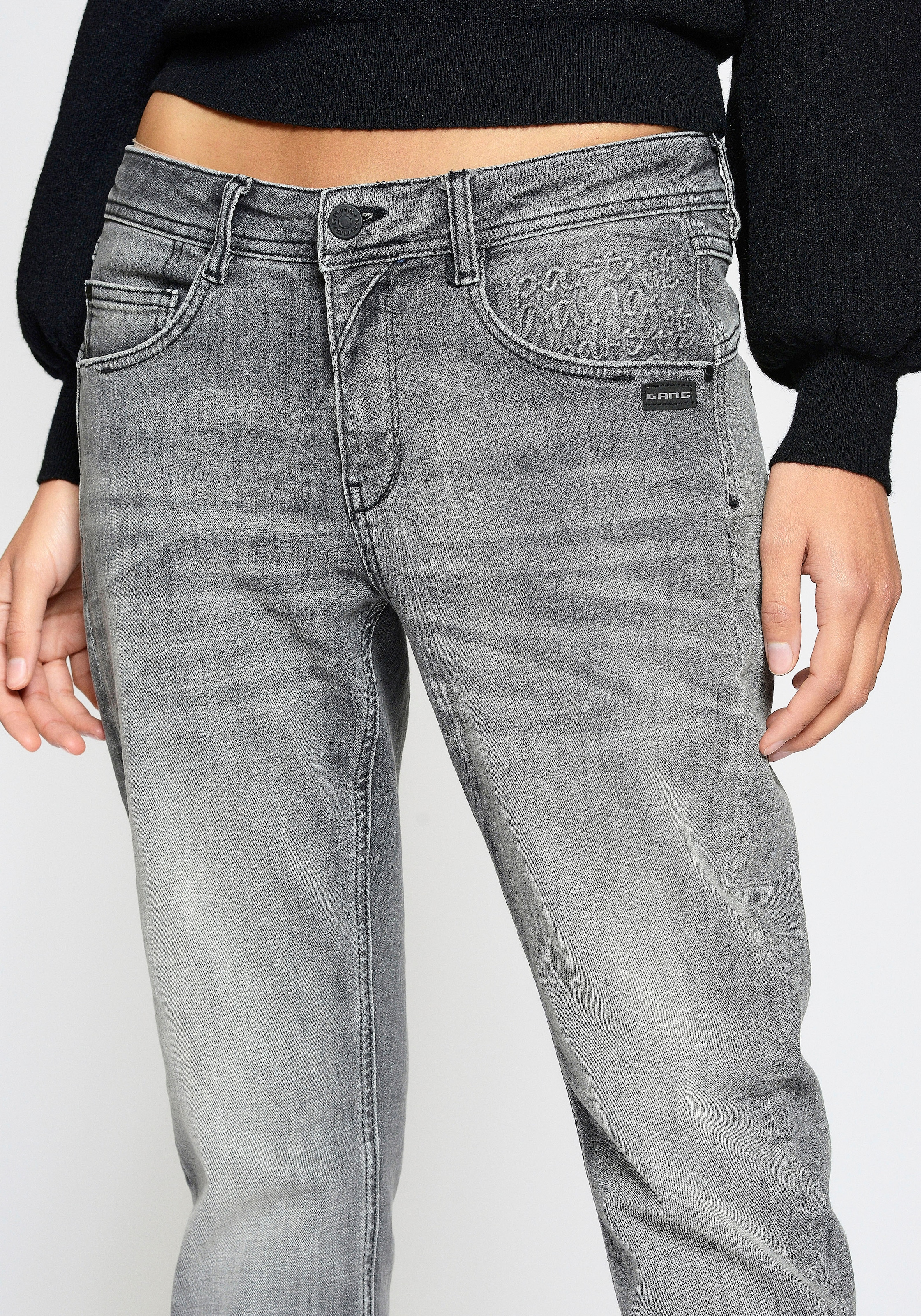 GANG Relax-fit-Jeans »94Amelie Relaxed mit Used-Effekten Jelmoli-Versand online | bestellen Fit«