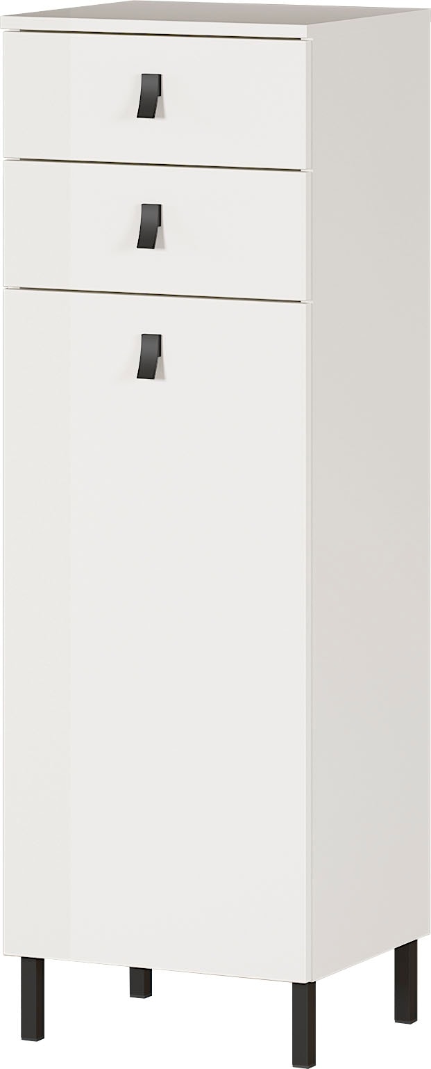 GERMANIA Hochschrank »Torrance«, mit verstellbaren Füssen griffloses aus Design ligne und Einlegeböden en Metall