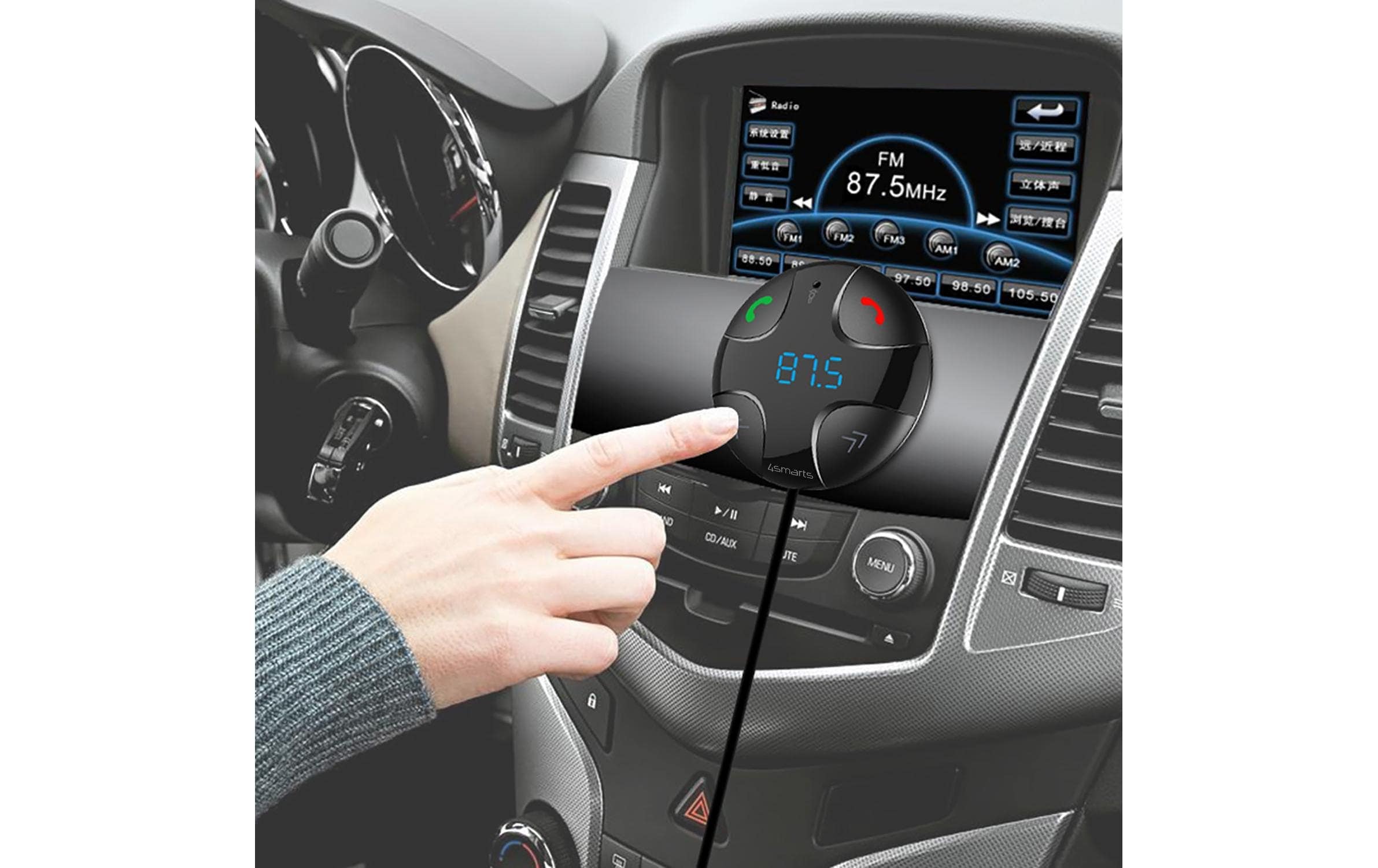 4smarts KFZ-Transmitter »DashRemote, Bluetooth«, Nutzbar als Freisprechanlage