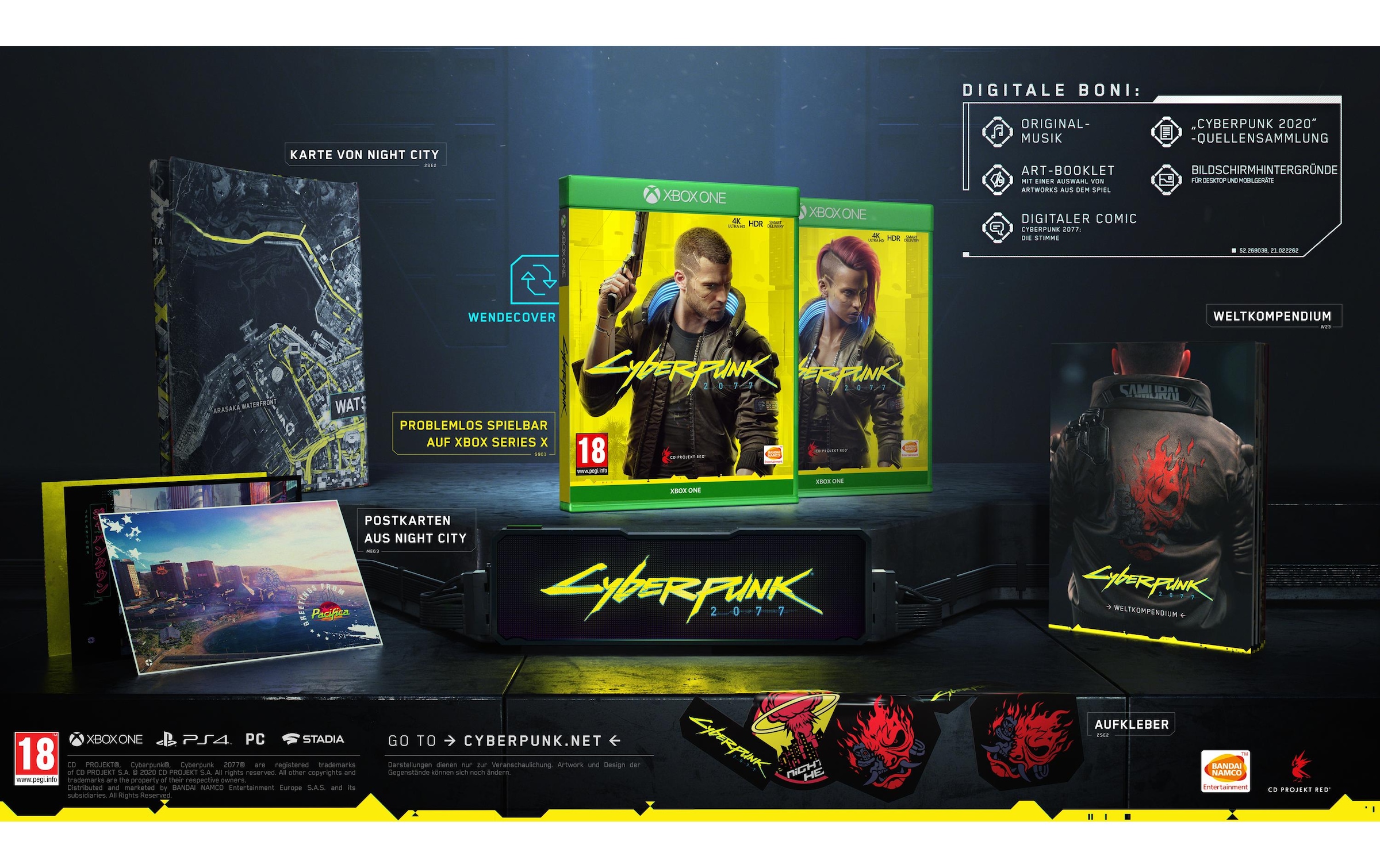 Spielesoftware »GAME Cyberpunk 2077 - Day One Edition«, Xbox One X, Standard Edition