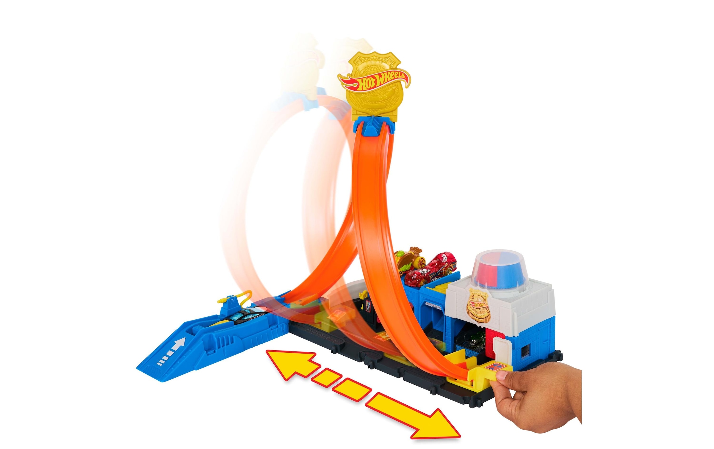 Hot Wheels Spielzeug-Auto »Hot Wheels City Super Polizeistation«