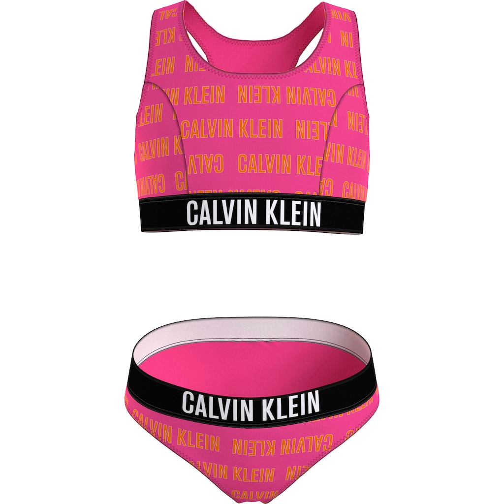 Calvin Klein Swimwear Bustier-Bikini »BRALETTE BIKINI SET-PRINT«