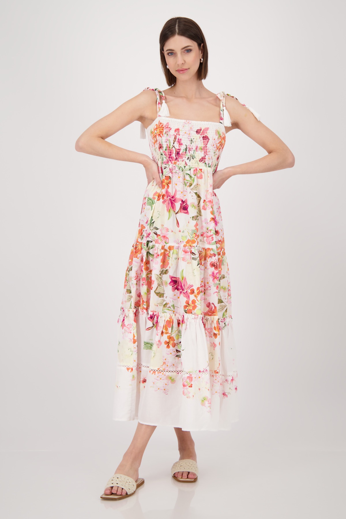 Monari Maxikleid mit Blumenprint