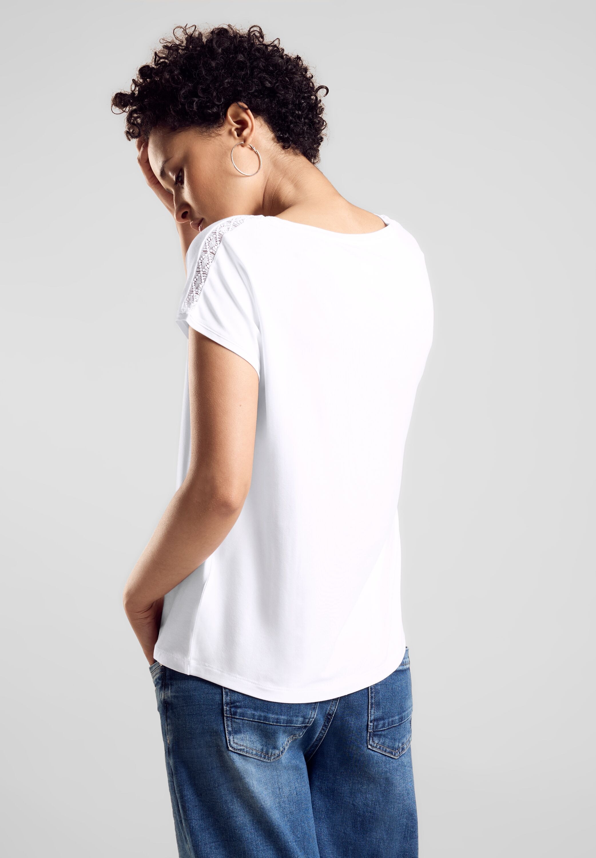 STREET ONE Shirttop, mit Stickerei