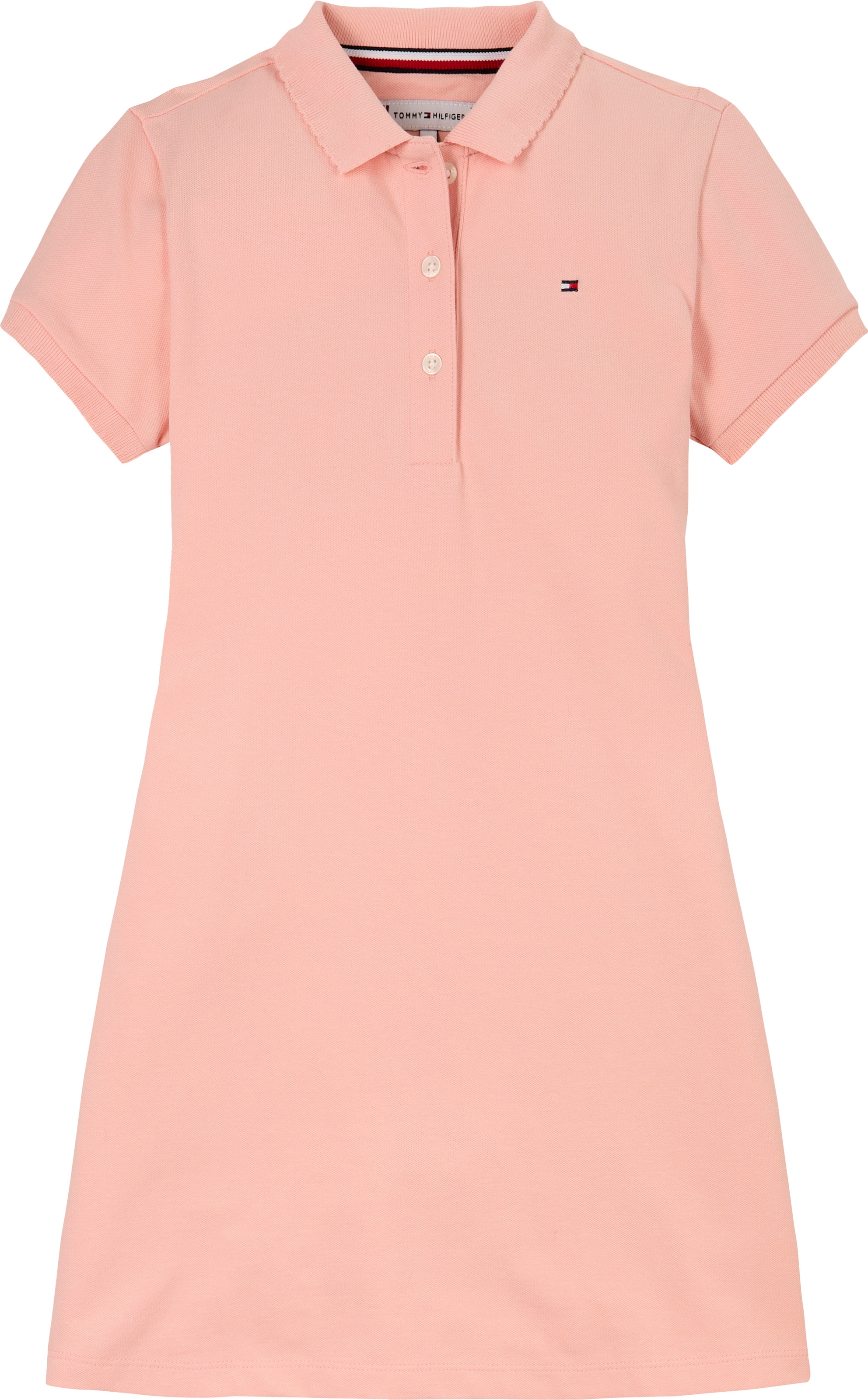 Tommy Hilfiger Polokleid »ESSENTIAL POLO DRESS«, in Knielänge, mit Logostickerei