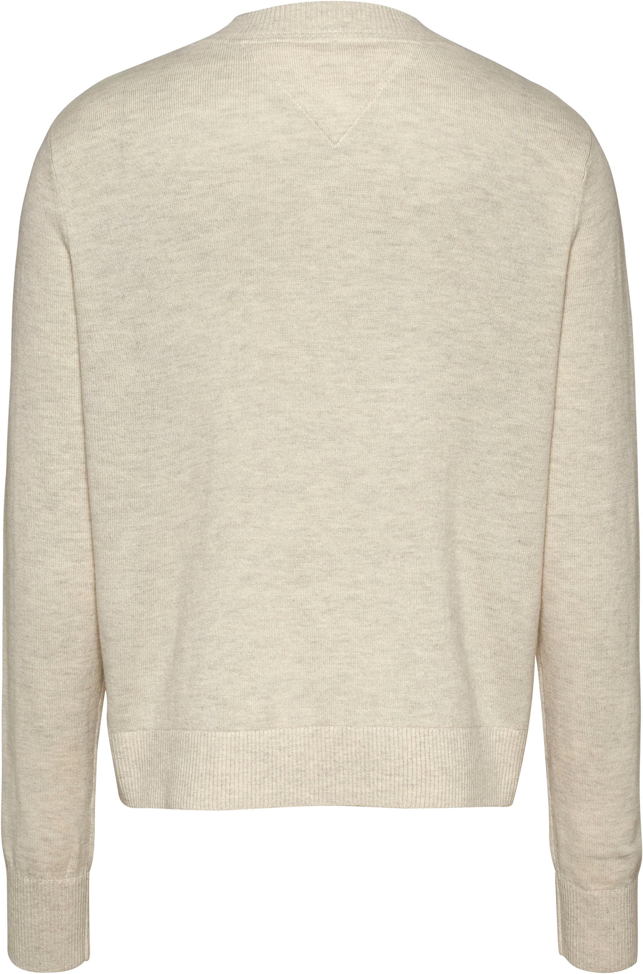 Tommy Jeans Strickpullover »TJW ESSENTIAL CREW NECK SWEATER«, mit Logostickerei