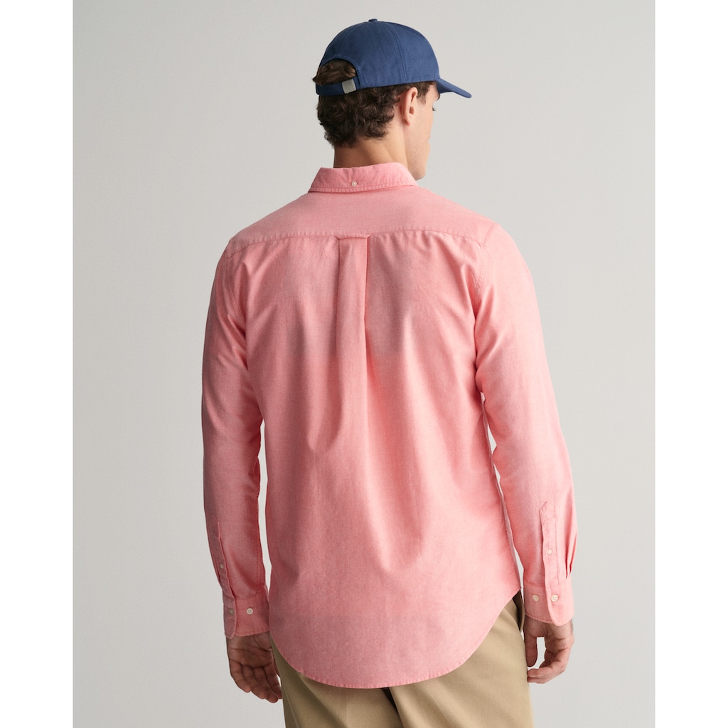 Gant Businesshemd »Regular Fit Oxford Hemd strukturiert langlebig dicker«, Oxford Hemd Regular Fit