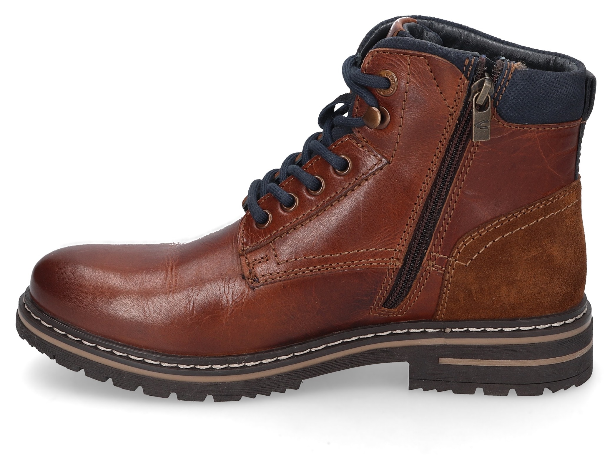 camel active Schnürboots, Winterboots, Stiefel mit Reissverschluss