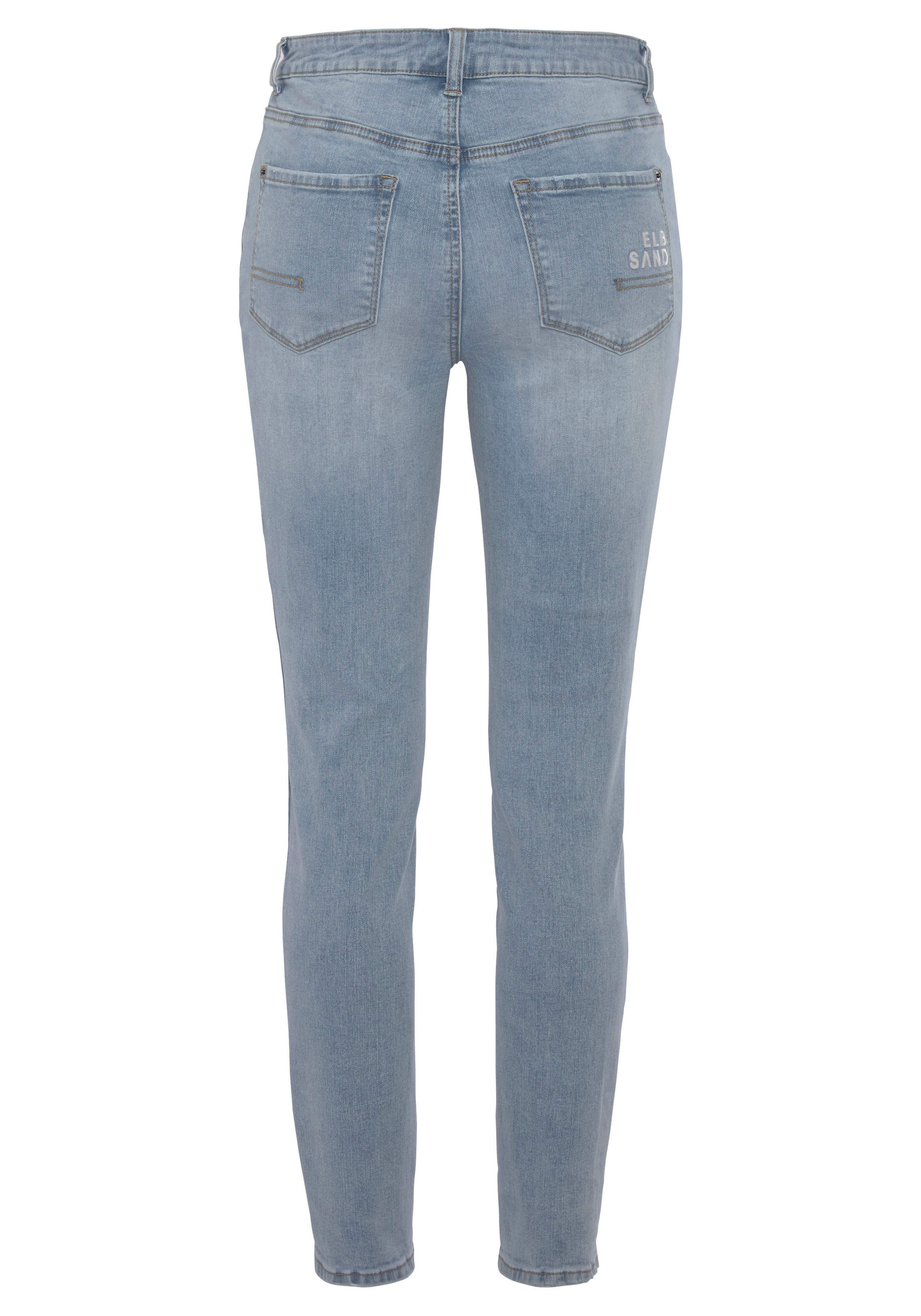 | mit kaufen Slim-fit-Jeans, online Elbsand Logodruck Jelmoli-Versand