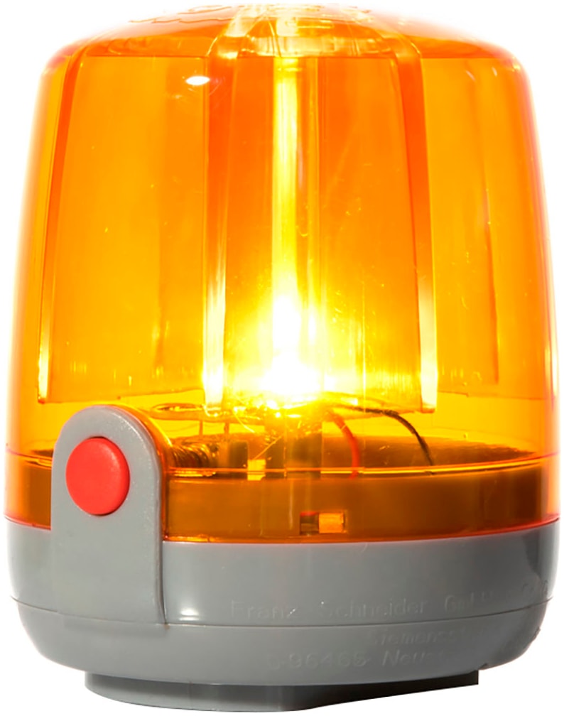 rolly toys Spiel-Verkehrszeichen "rollyFlashlight orange" Made in Germany