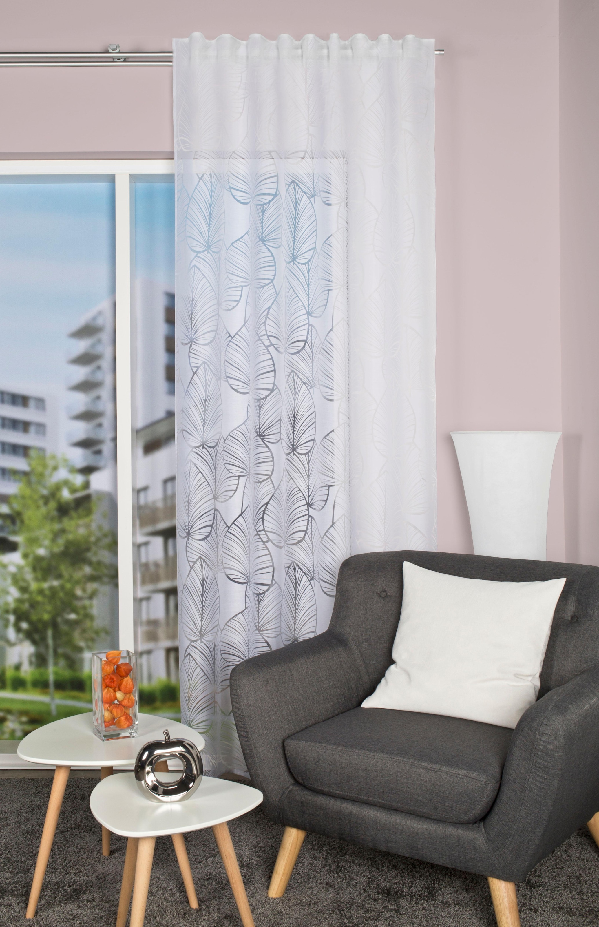HOME WOHNIDEEN Vorhang »BLATTANO«, (1 shoppen St.), Jelmoli-Versand | HxB: 245x140 online
