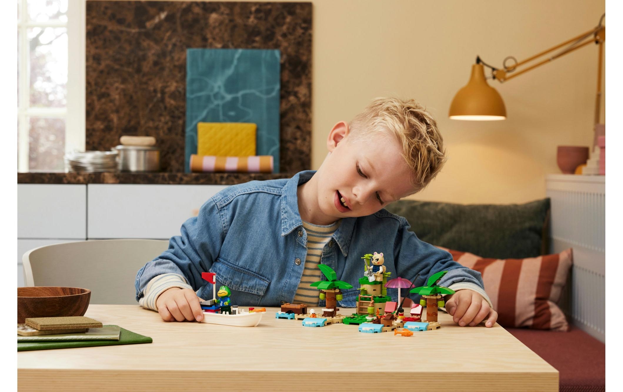 LEGO® Spielbausteine »Animal Crossing Käptens Insel-Bootstour 77048«, (233 St.)