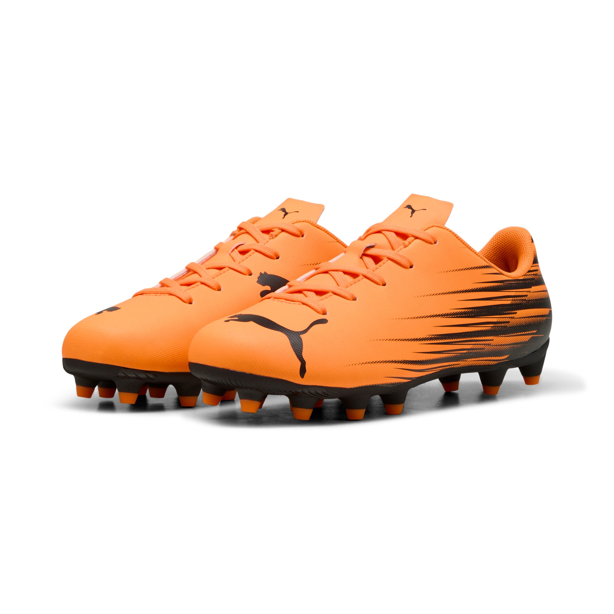 PUMA Fussballschuh "ATTACANTO II FGAG JR" mit Nockenprofil für Rasen- und Kunstrasenplätze, mit Schnürung