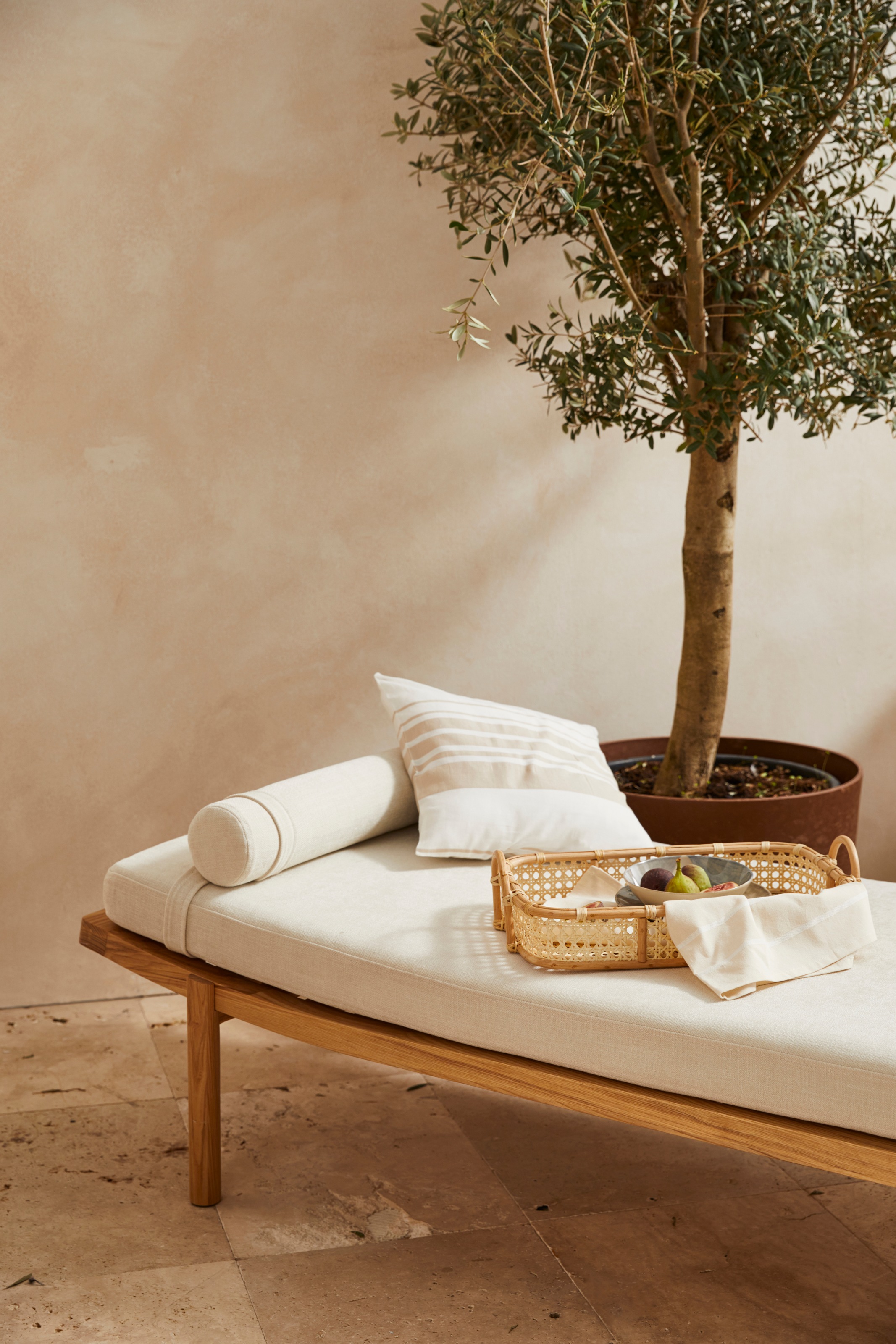 LeGer Home by Lena Gercke Tablett »Maria«, (1 tlg.), Wiener Geflecht