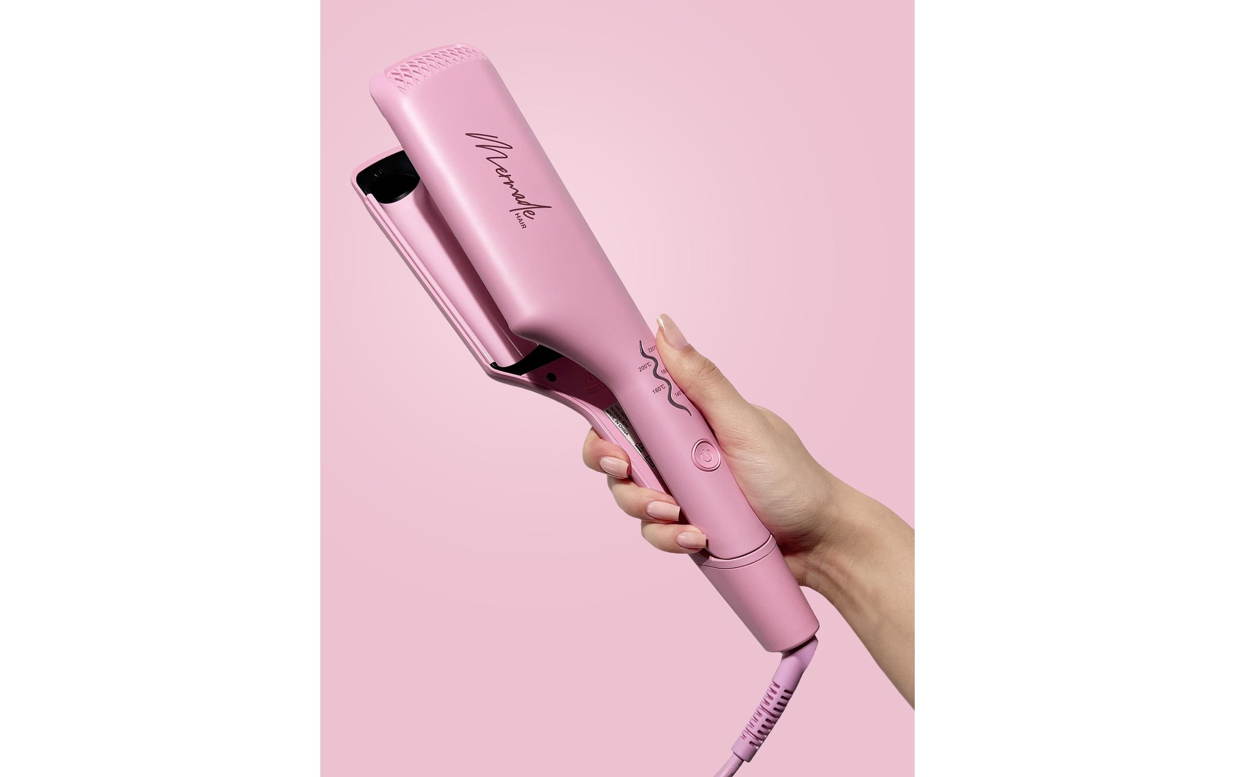 Mermade Hair Welleneisen »Double Waver Pink«