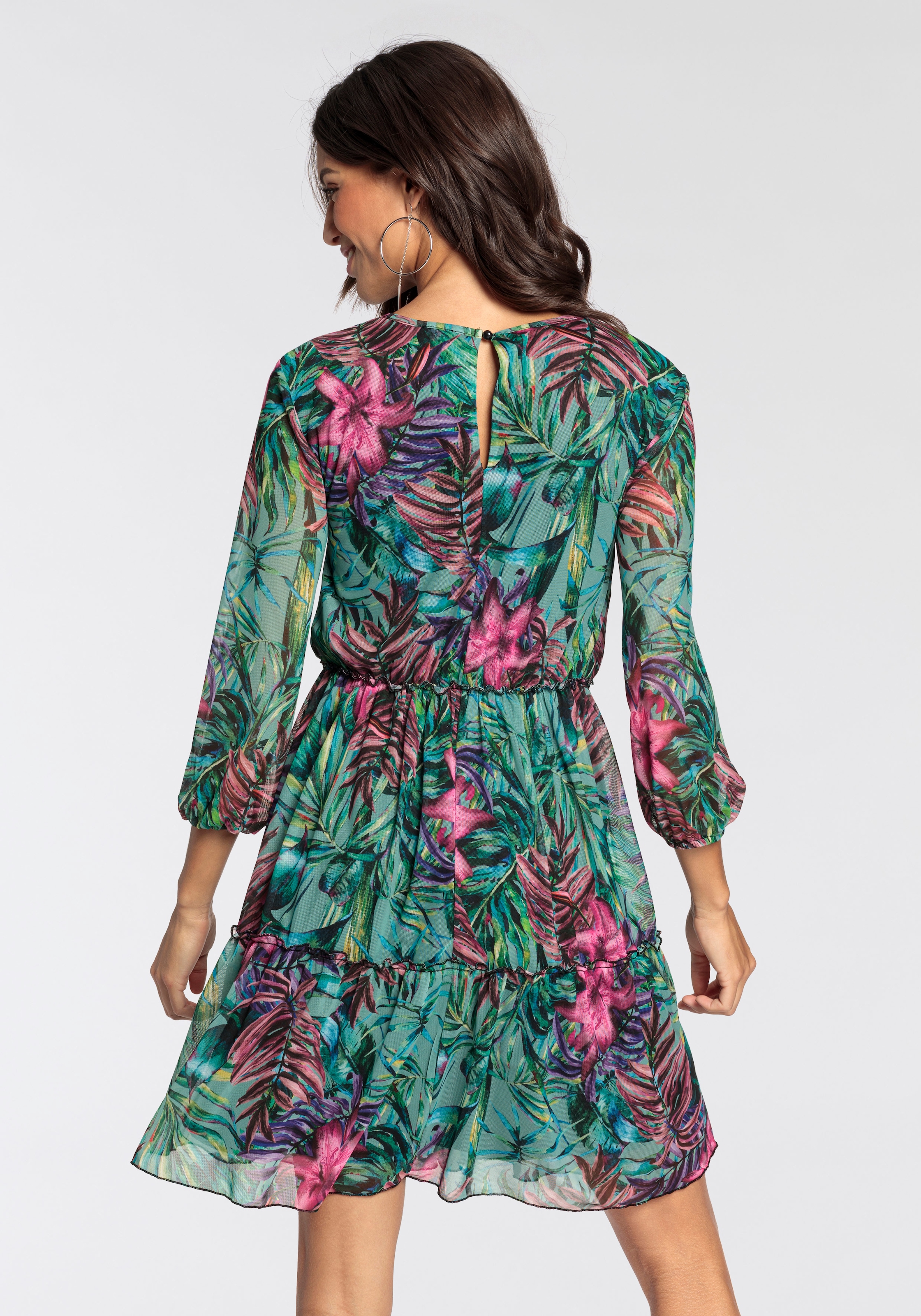 Melrose Meshkleid, im modernem Allover-Print - NEUE KOLLEKTION