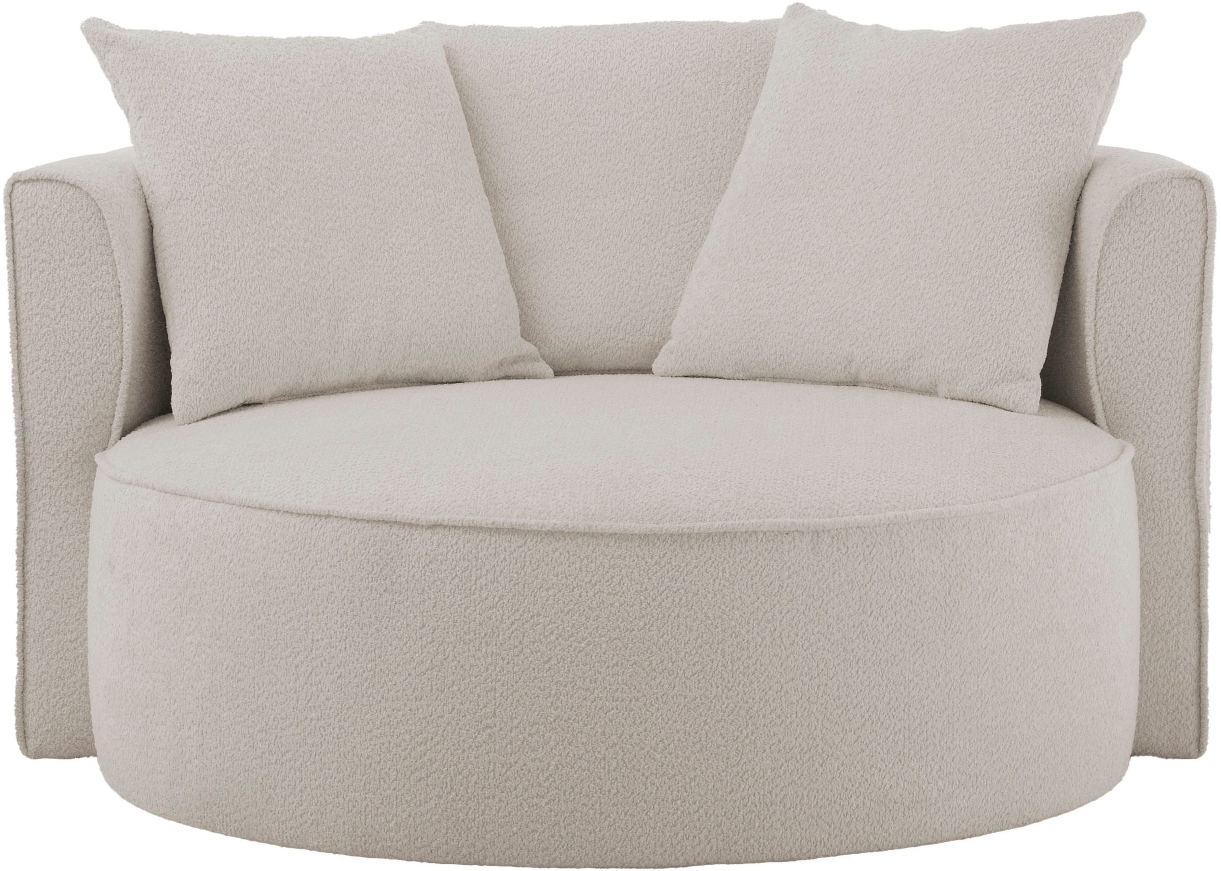 LeGer Home by Lena Gercke XXL-Sessel »Isalie, Lesesessel, Loveseat, inklusive Zierkissen«, extra grosse Sitzfläche, optional mit Hocker, Cord, Samt, Bouclé