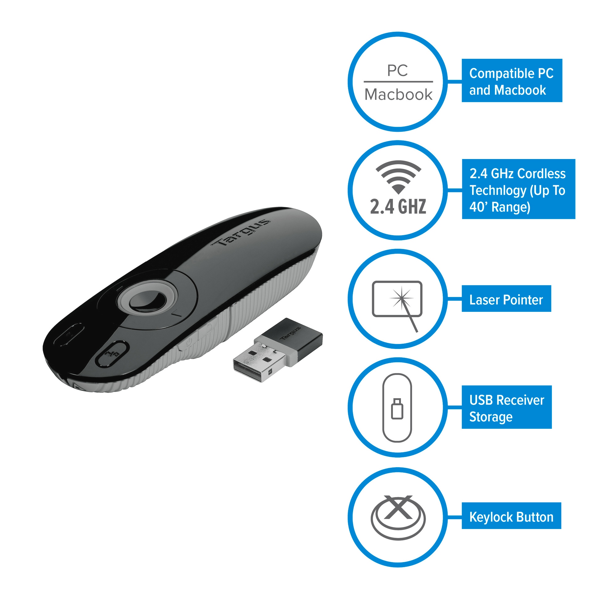 Targus Maus »Laser Presentation Remote«