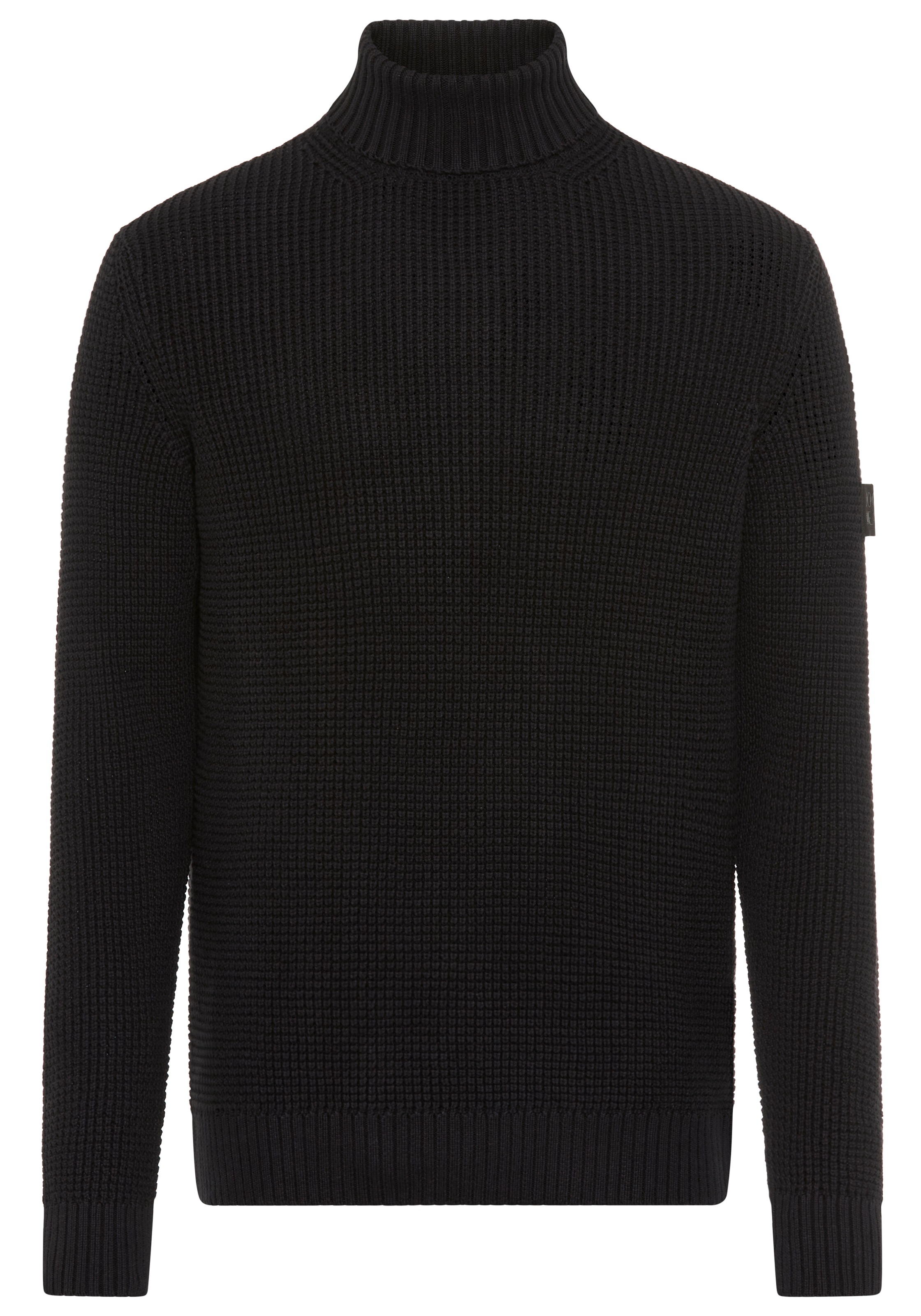 Joop Jeans Rollkragenpullover »Hollio« mit Strukturmuster