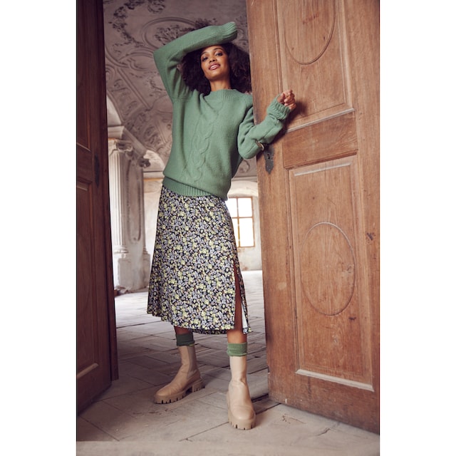 Aniston CASUAL Jerseykleid, mit niedlichen Blüten bedruckt online kaufen |  Jelmoli-Versand