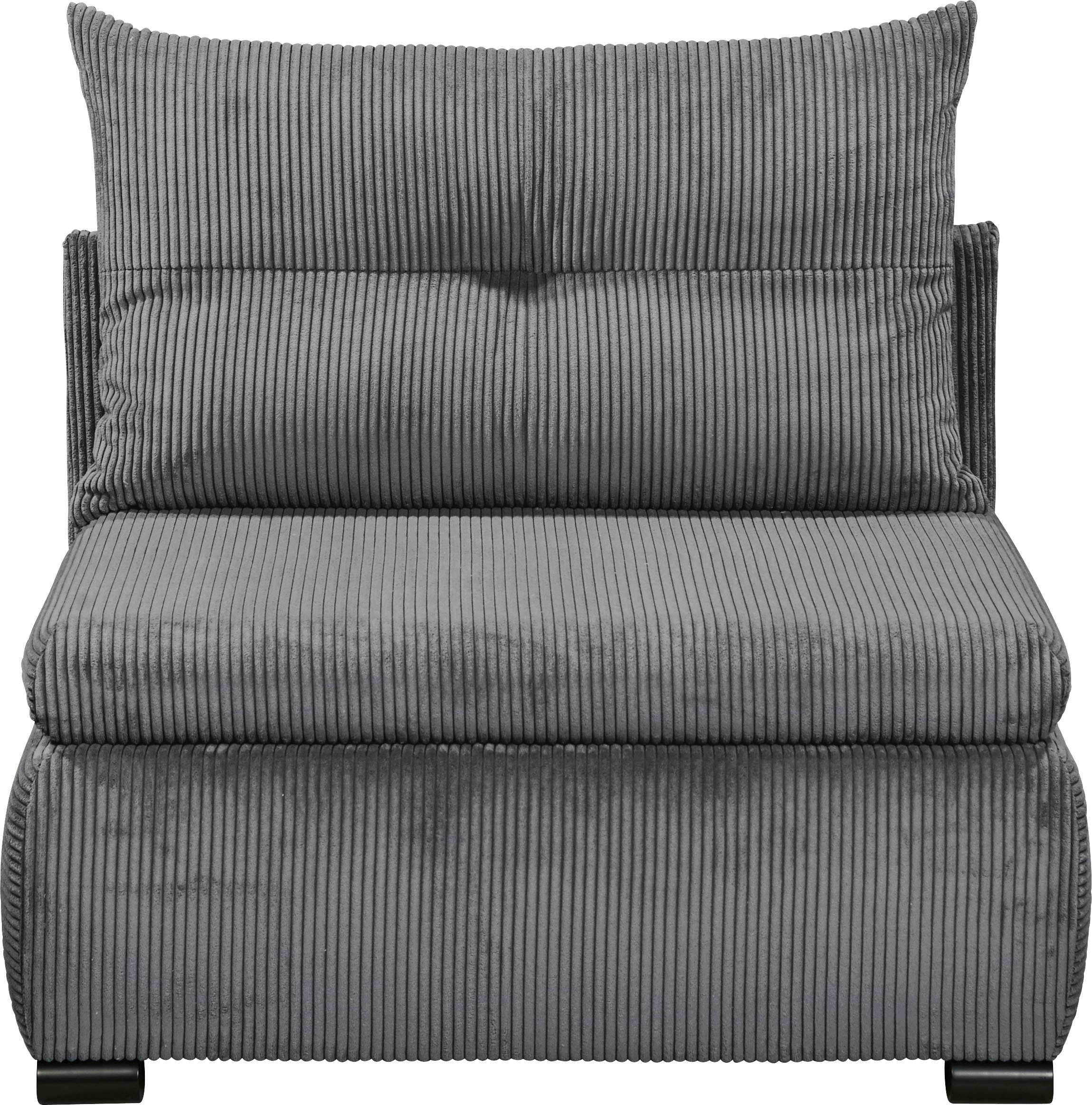 ED EXCITING DESIGN Schlafsofa »Charlie«, frei im Raum stellbar, mit Bettkasten, Schlaffunktion & 1 Rückenkissen