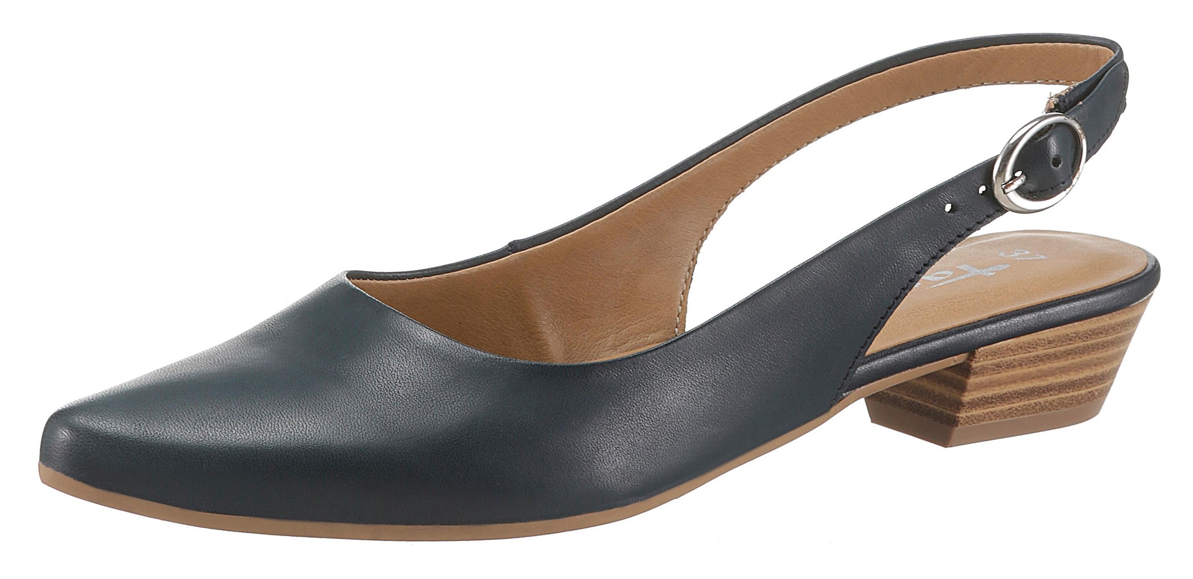 Slingpumps »Trina«, Abendschuh, Sommerschuh, Blockabsatz, in schlichtem Design