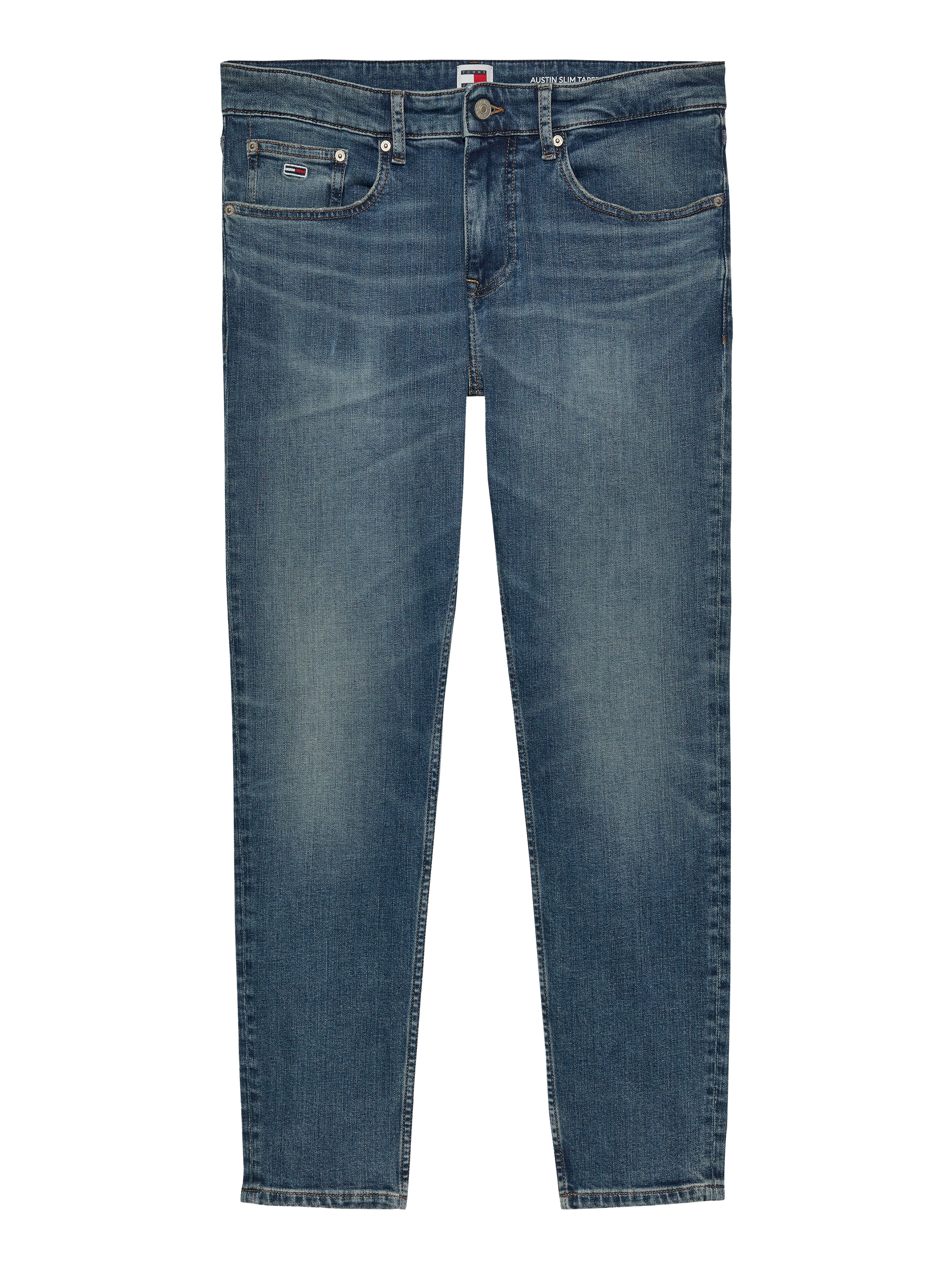 Tommy Jeans Slim-fit-Jeans »Austin Slim Tapered«, Mit Gürtelschlaufen