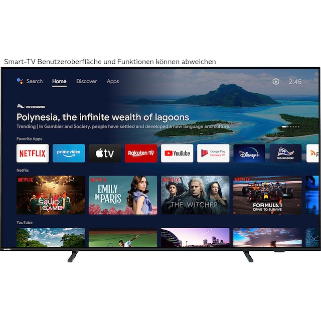 ➥ Philips LED-Fernseher »75PUS8007/12«, 189 cm/75 Zoll, 4K Ultra HD,  Android TV-Smart-TV gleich shoppen | Jelmoli-Versand