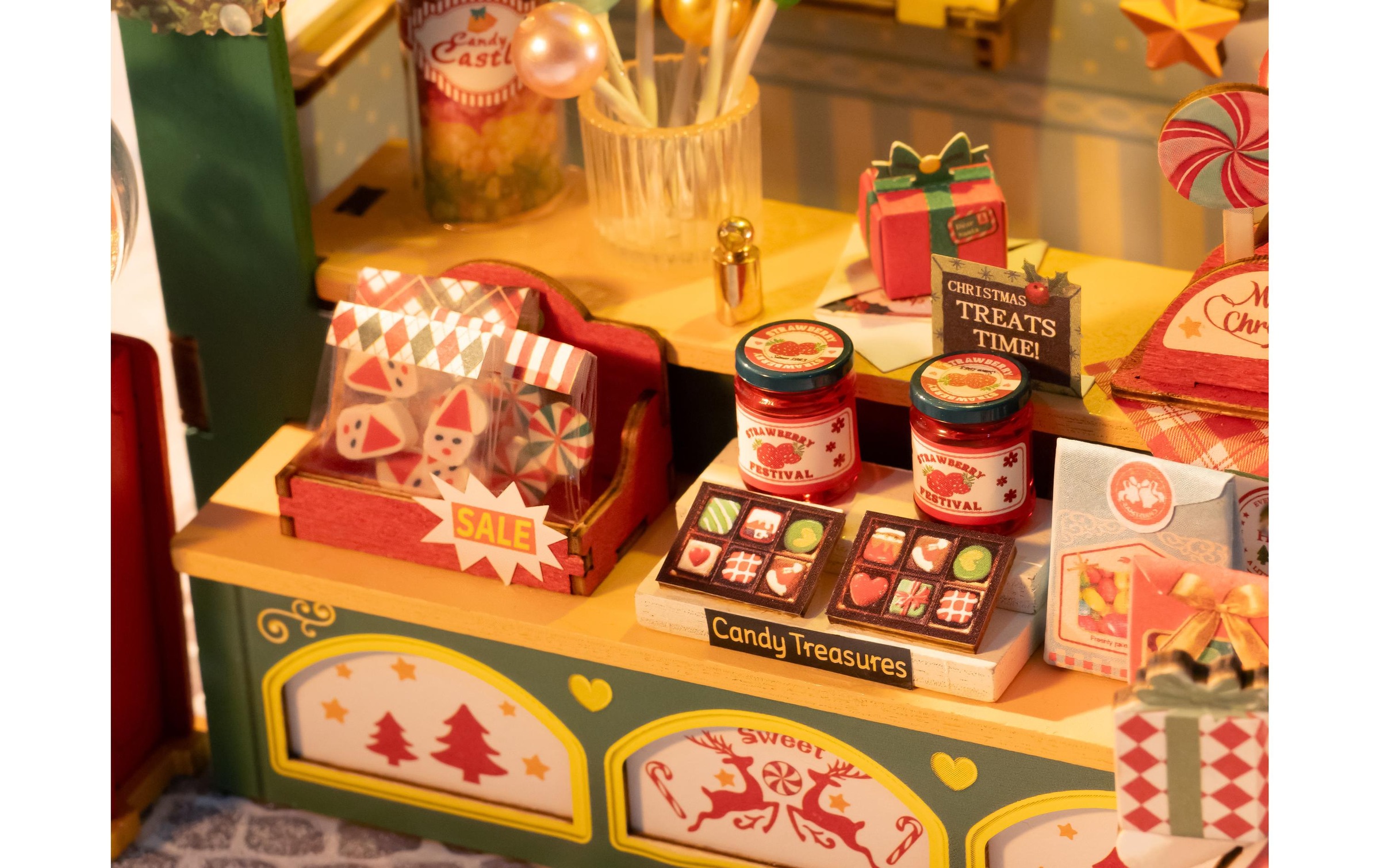Modellbausatz "Rolife Christmas Candy Stand DIY Holzmodellbau"