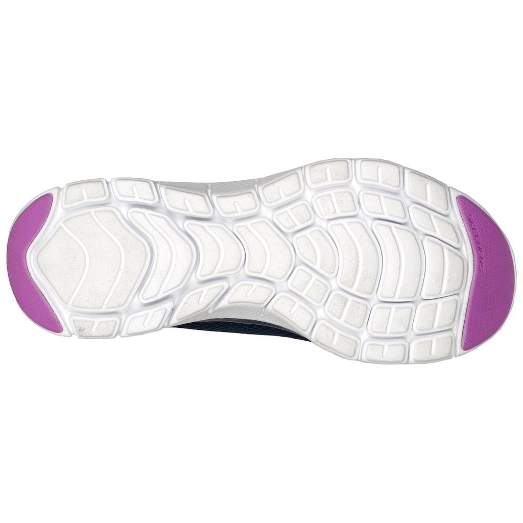 Skechers Sneaker »FLEX APPEAL 4.0 BRILLINAT VIEW«, mit Air Cooled Memory Foam, Freizeitschuh, Halbschuh, Schnürschuh