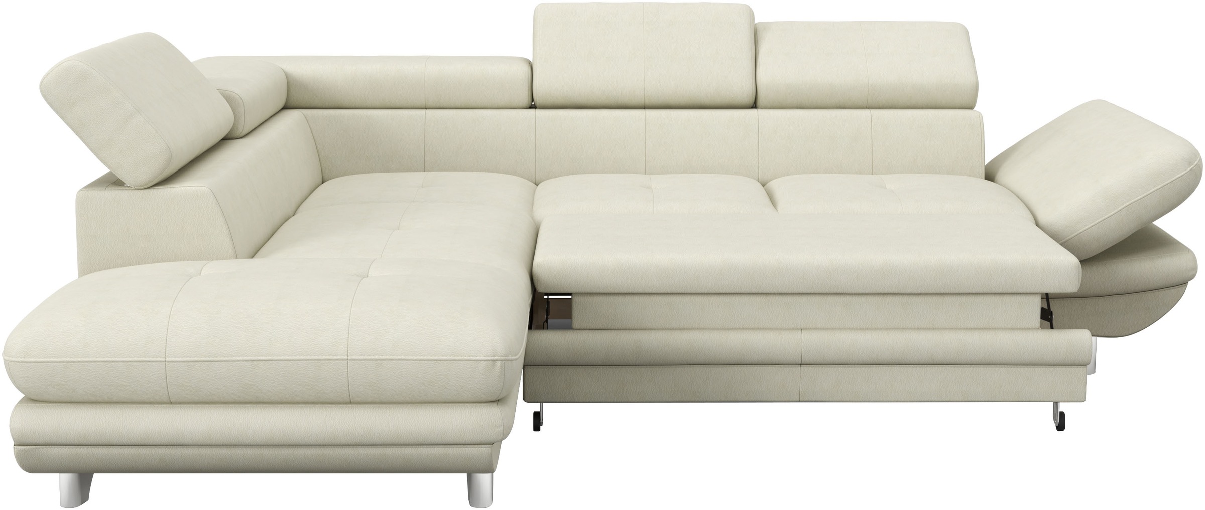 COTTA Ecksofa »Enterprise L-Form«, mit Arm- & Kopfteilverstellung, wahlweise mit Bettfunktion