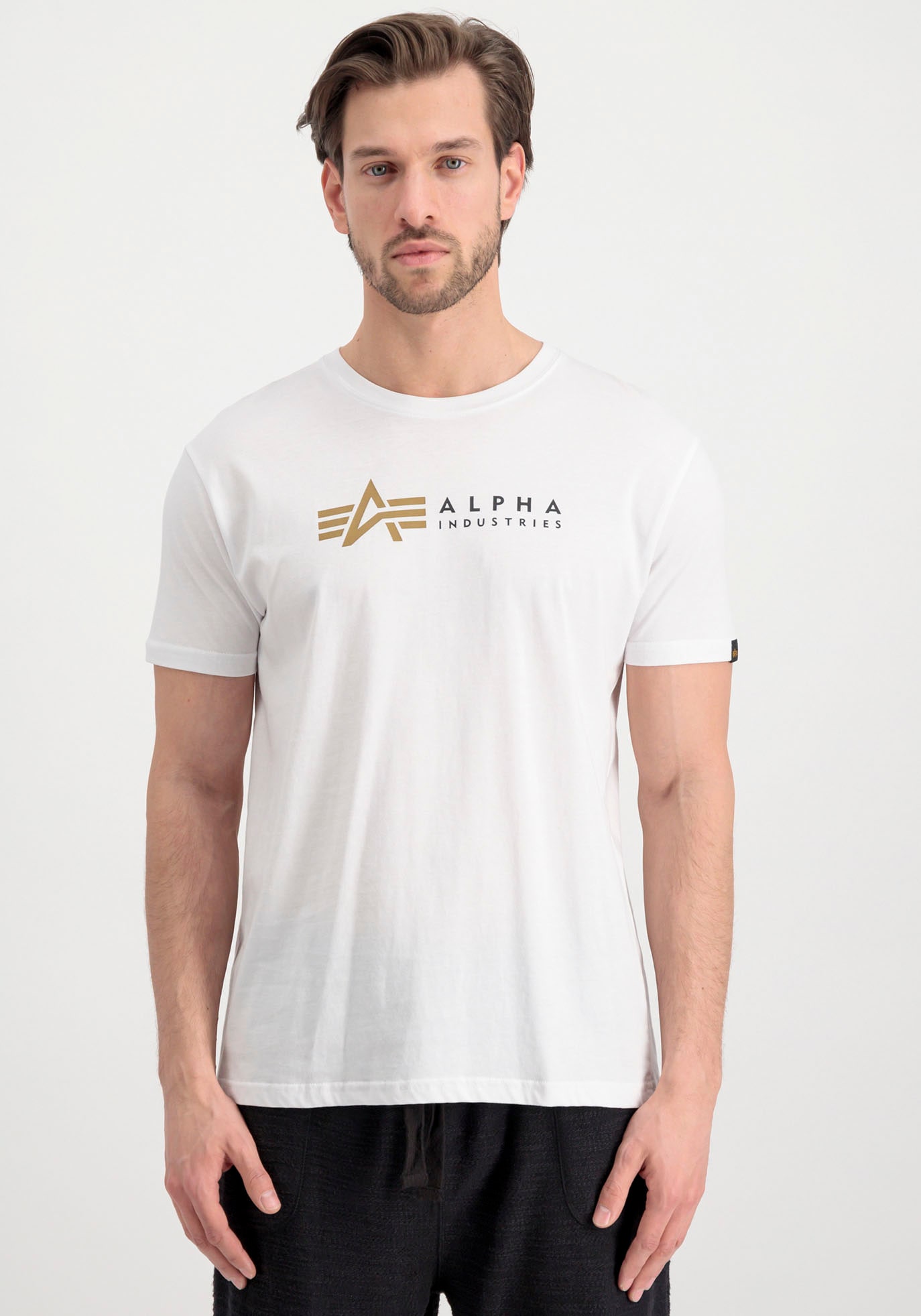 Alpha Industries Kurzarmshirt »ALP-Alpha Label T« online bestellen |  Jelmoli-Versand