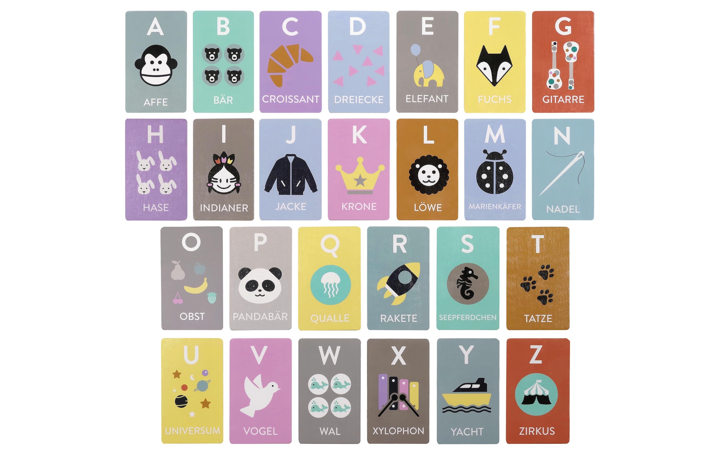 KINDSGUT Spiel "Sortierspiel Buchstaben A – Z"