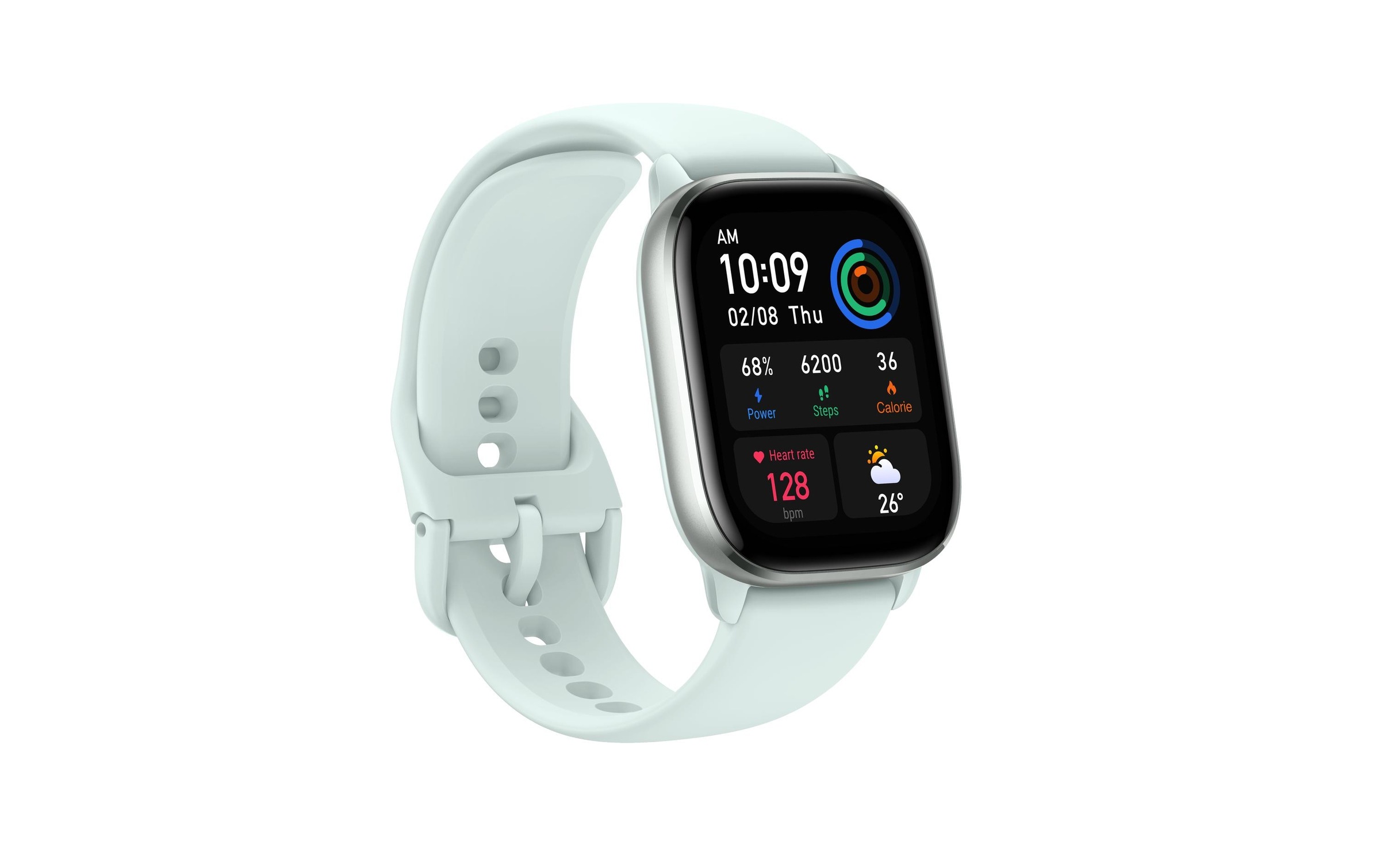 Amazfit Smartwatch »GTS 4 mini Mint«, (4,17 cm / 1,65 Zoll),)