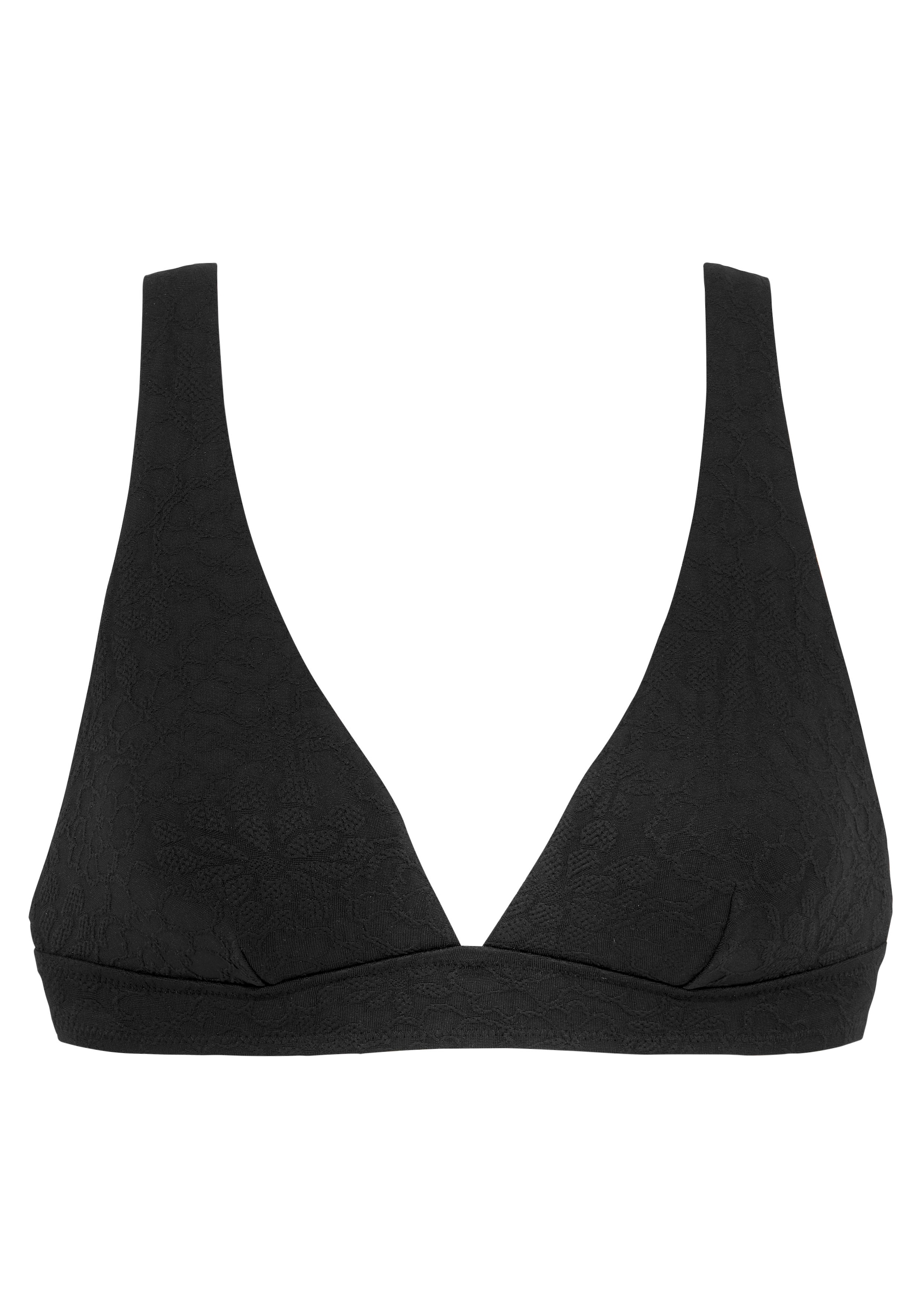 Buffalo Triangel-Bikini-Top »Bubble«, mit floraler Struktur