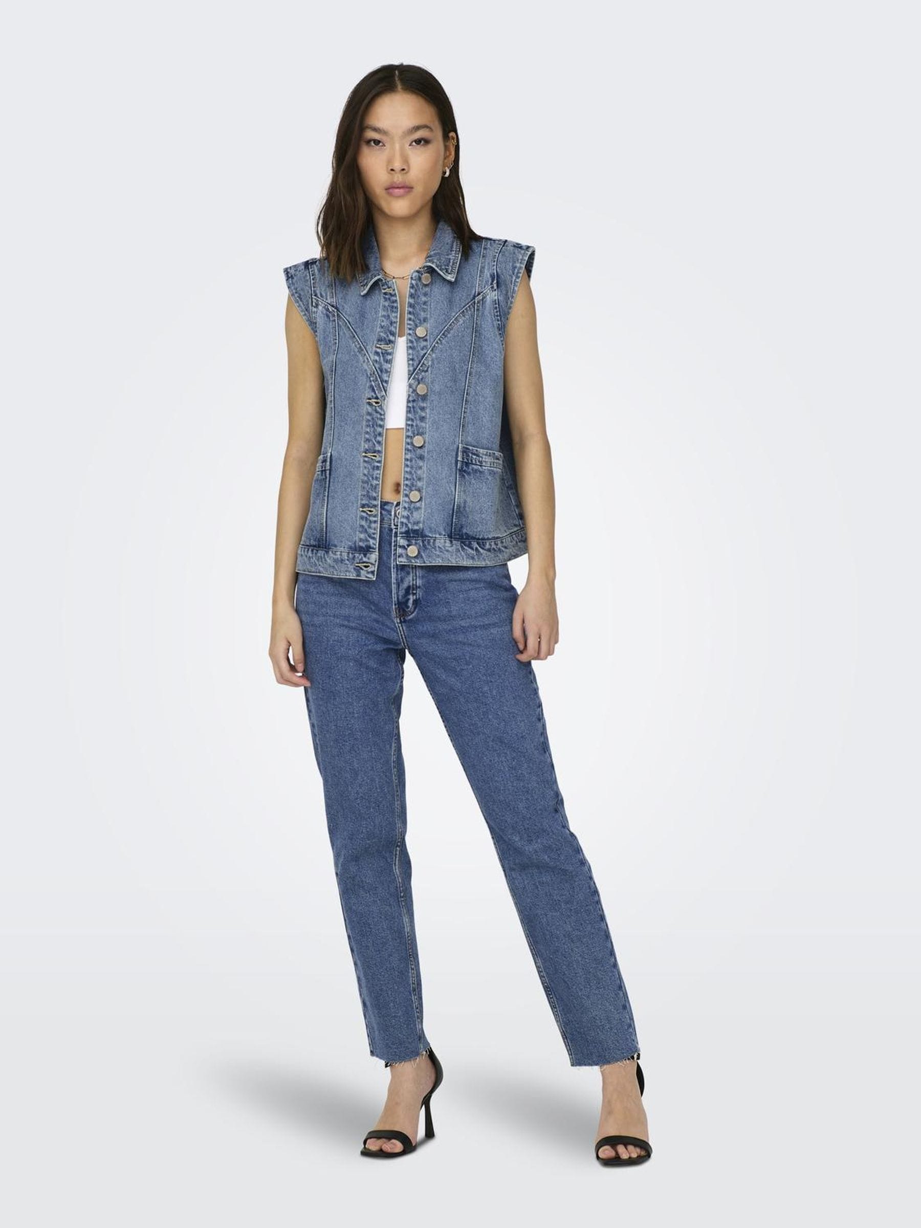 ONLY Jeansweste »ONLKENNEDY SL DNM WAISTCOAT BJ NOOS«