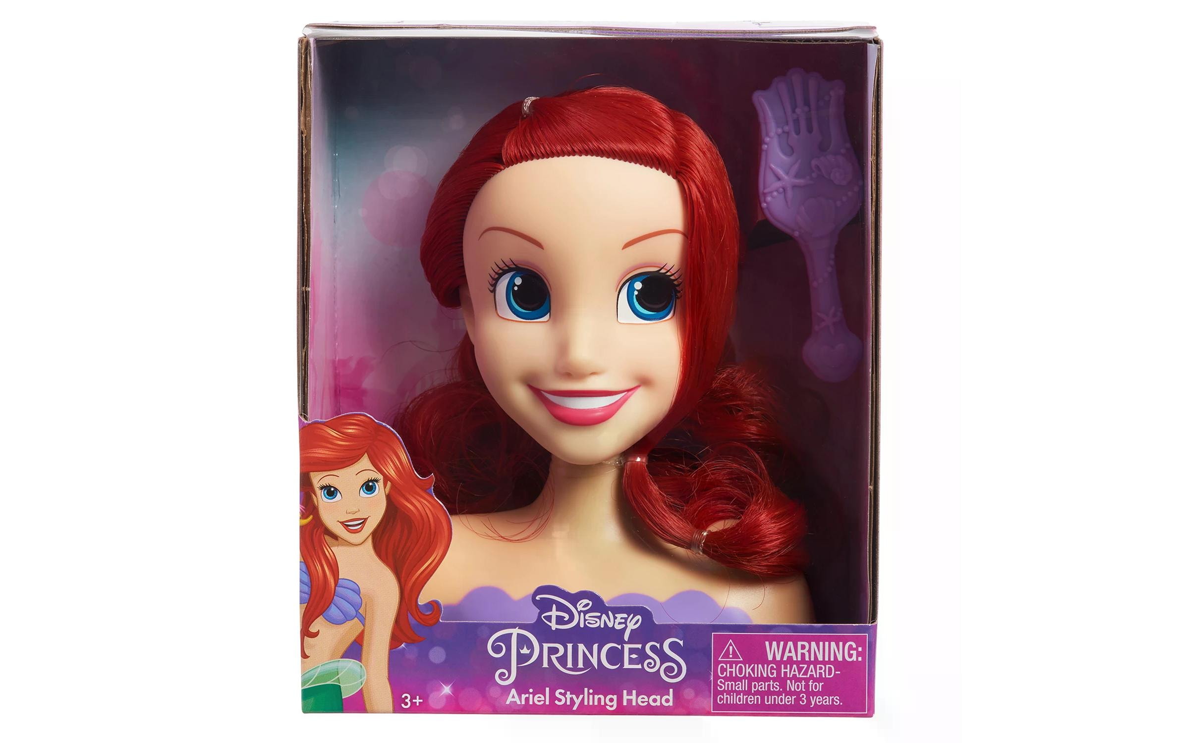 Disney Princess Spielzeug-Frisierkoffer »Beauty Disney Princess – Ariel Styling Head klein / 20 cm«