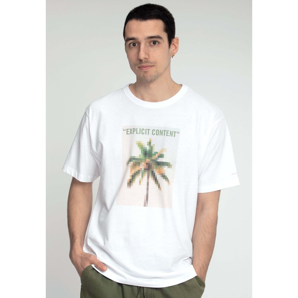 colours & sons T-Shirt »TShirtsTShirtPalmPrint«