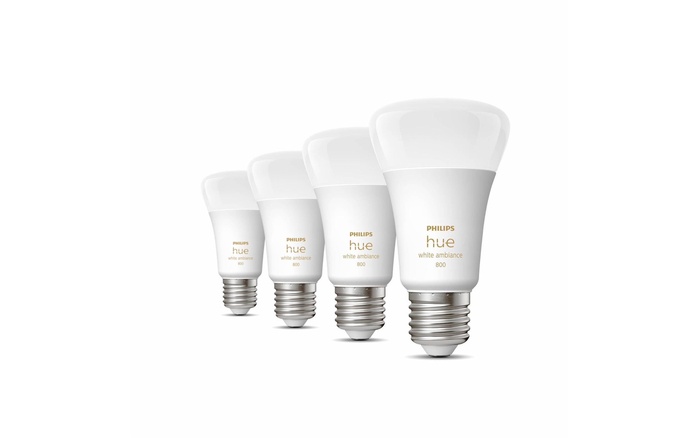 Philips Hue Spezialleuchtmittel »White Ambian«, E27, Neutralweiss-Tageslichtweiss-Kaltweiss-Warmweiss