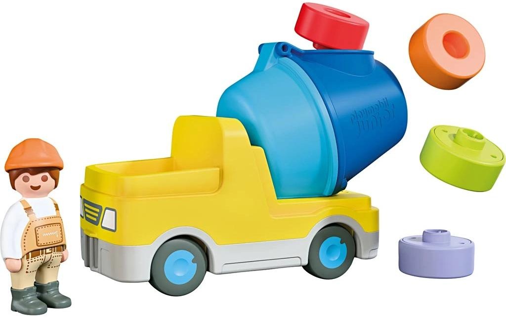 Playmobil Konstruktions-Spielset "Betonmischer (72083), JUNIOR" Made in Europe