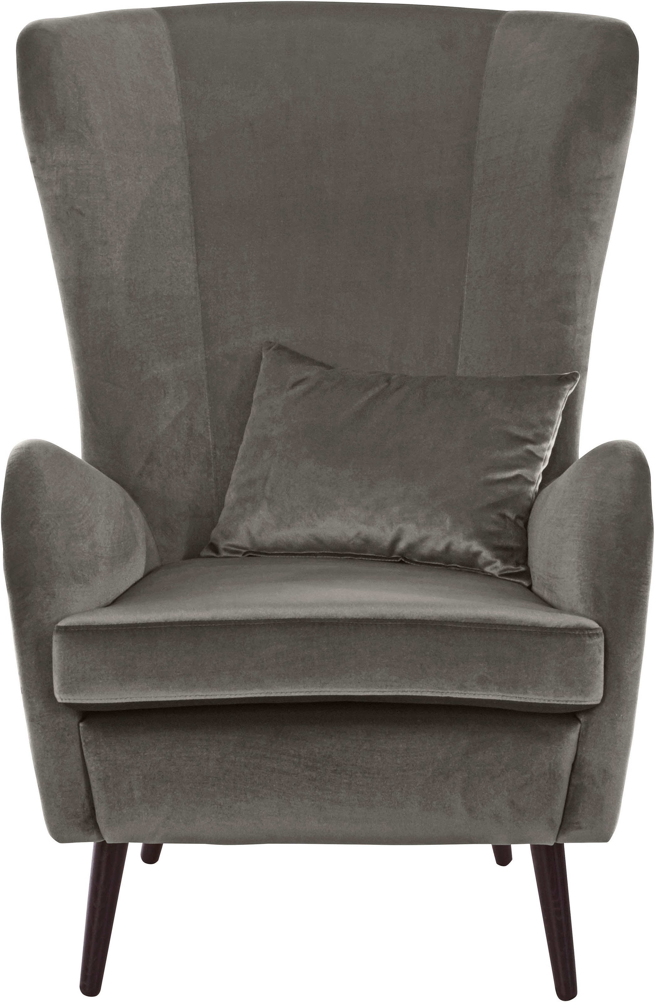 Home affaire Sessel "Sallito, TV-Sessel, Ohrensessel mit" Hocker, in vielen Bezugsqualitäten, auch in Samtcord