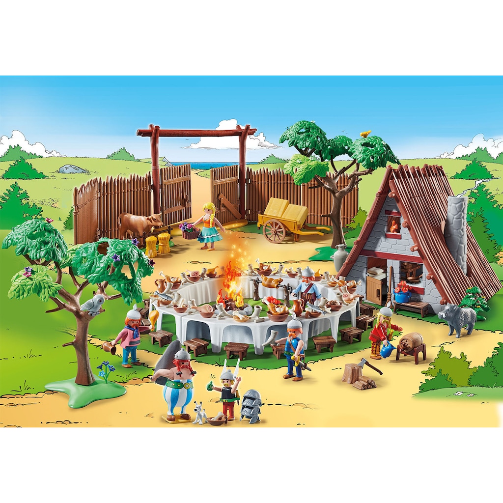 Playmobil® Konstruktions-Spielset »Grosses Dorffest (70931), Asterix«, (310 St.)